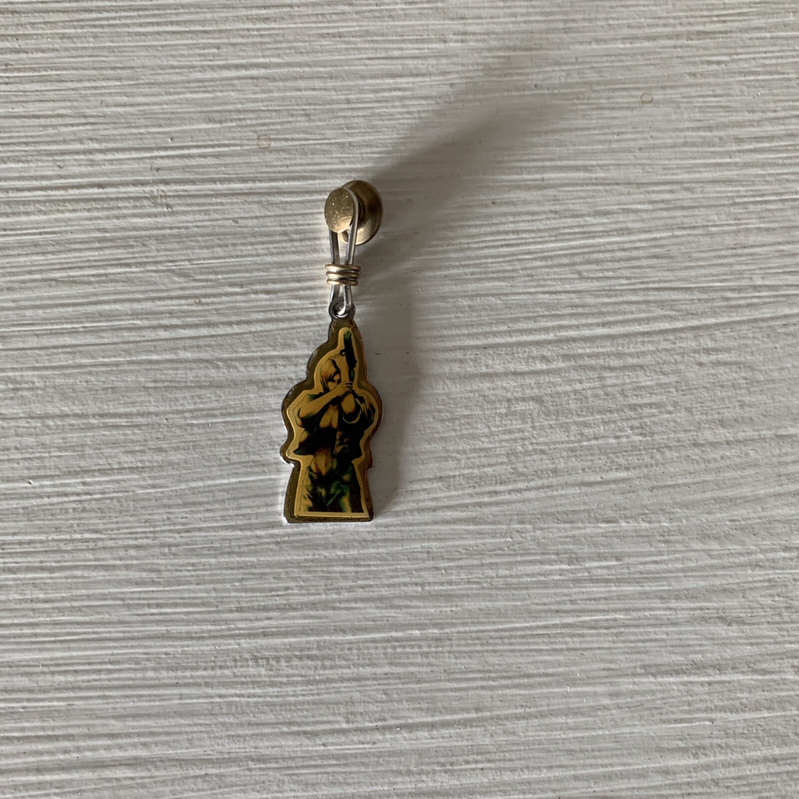 Parasite Eve 2 II Aya Brea Keychain Zipper Pull PlayStation 1999 Sony PS1 Rare