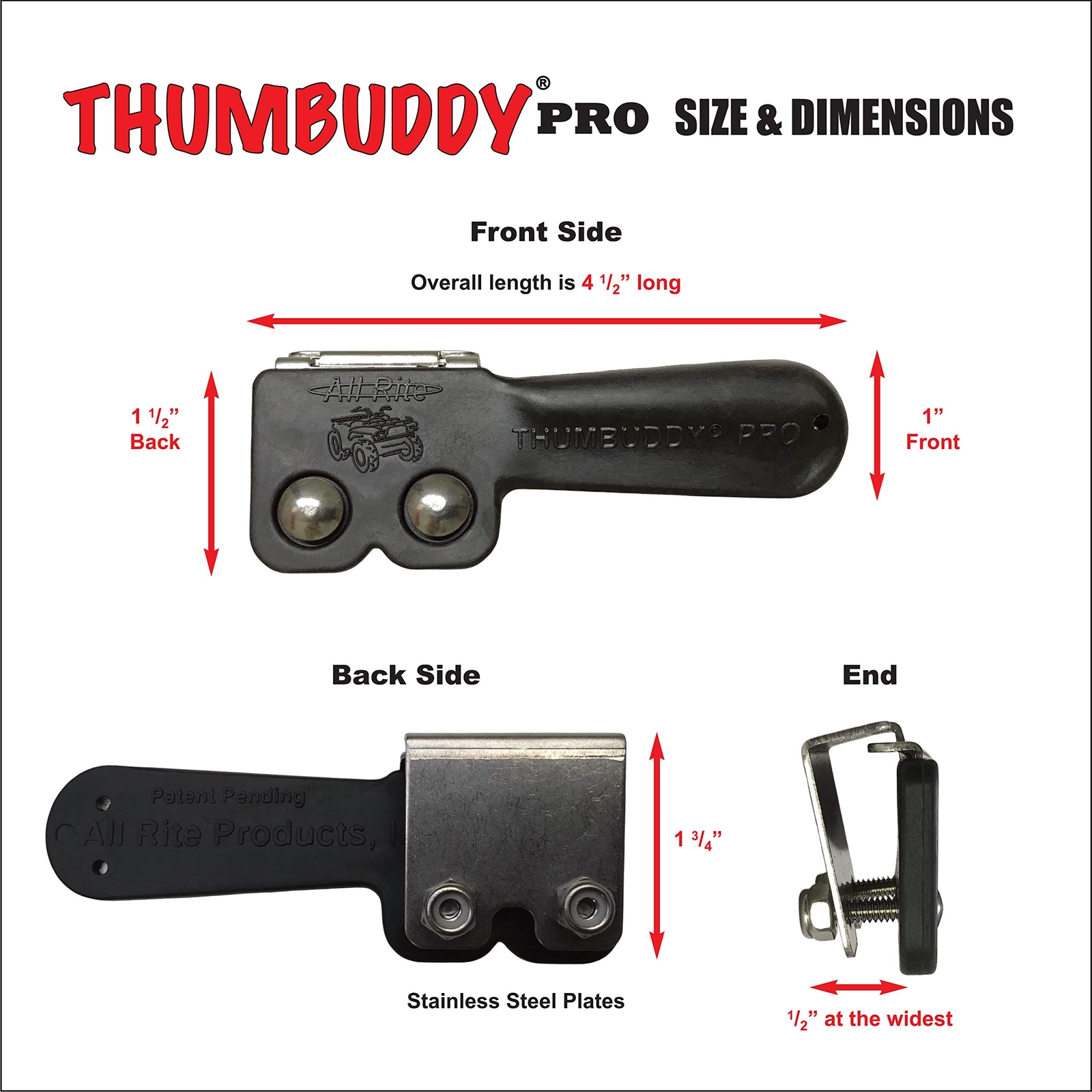Universal Thumb Throttle Extender for ATV Ergonomic Rubber Comfort Fit