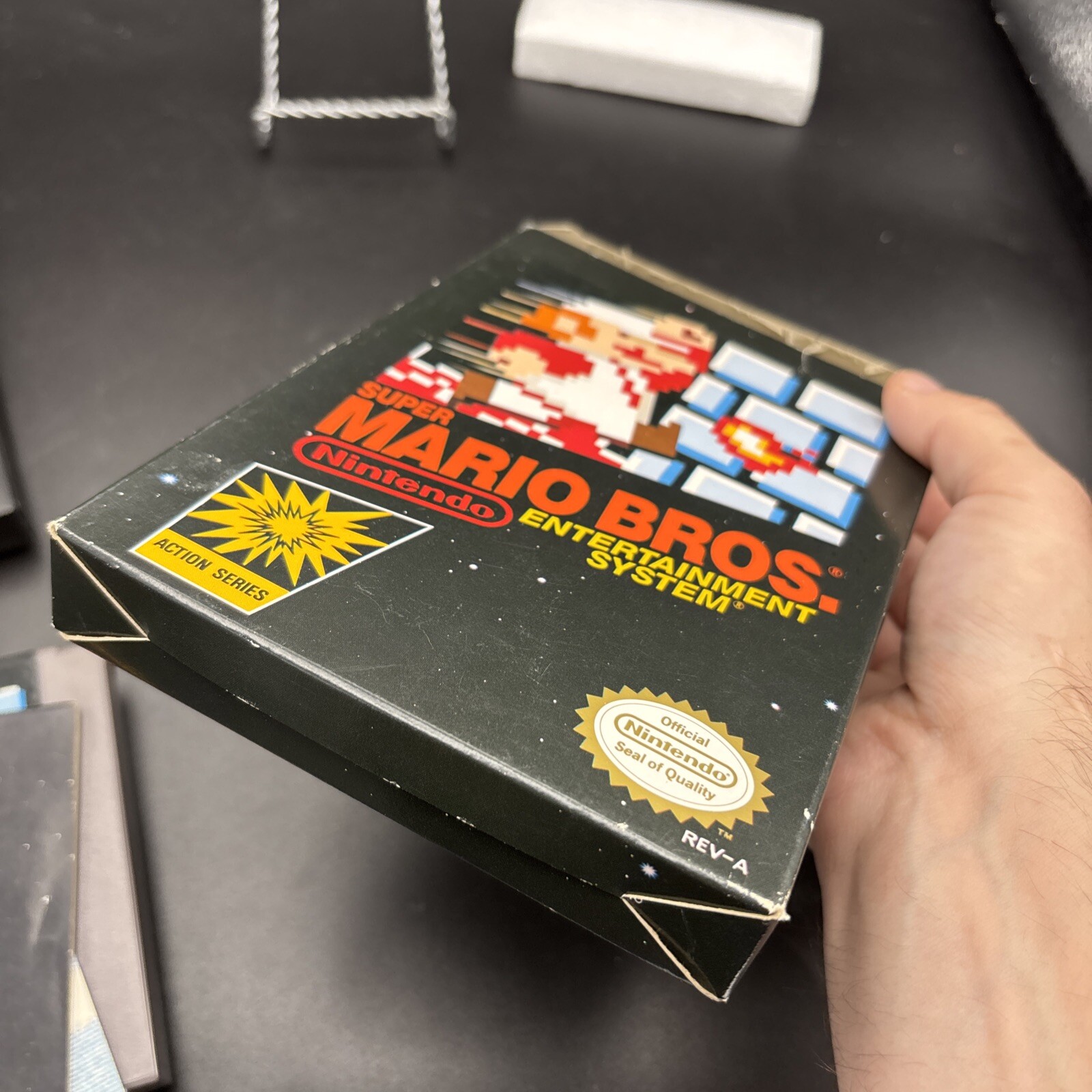 Super Mario Bros Nintendo NES CIB Complete In Box Oval NES P SM REV-A READ!