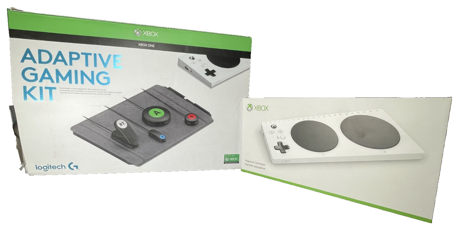 Xbox One Adaptive Controller + Adaptive Gaming Kit Bundle