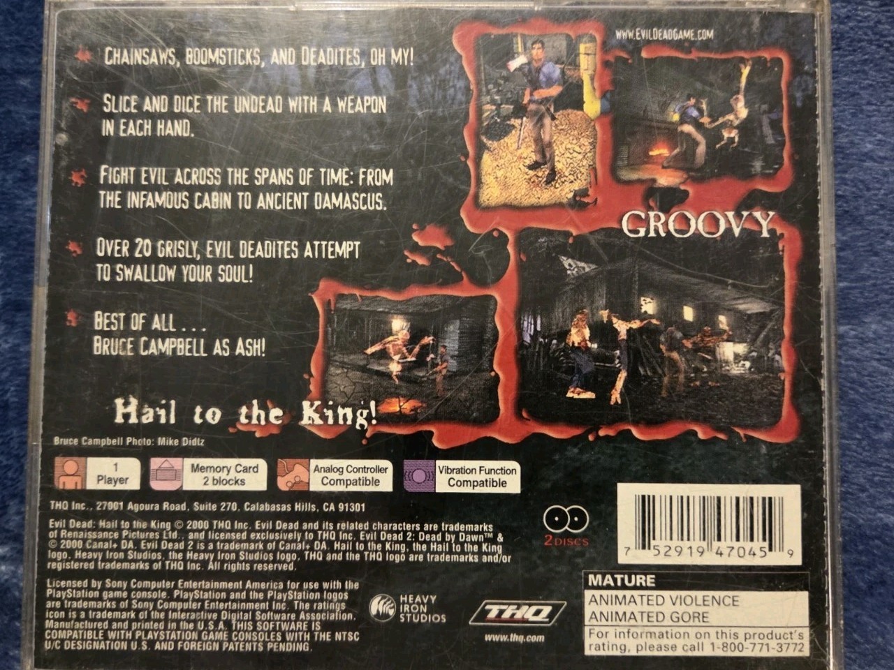 Evil Dead-Hail to the King – Sony PlayStation 1