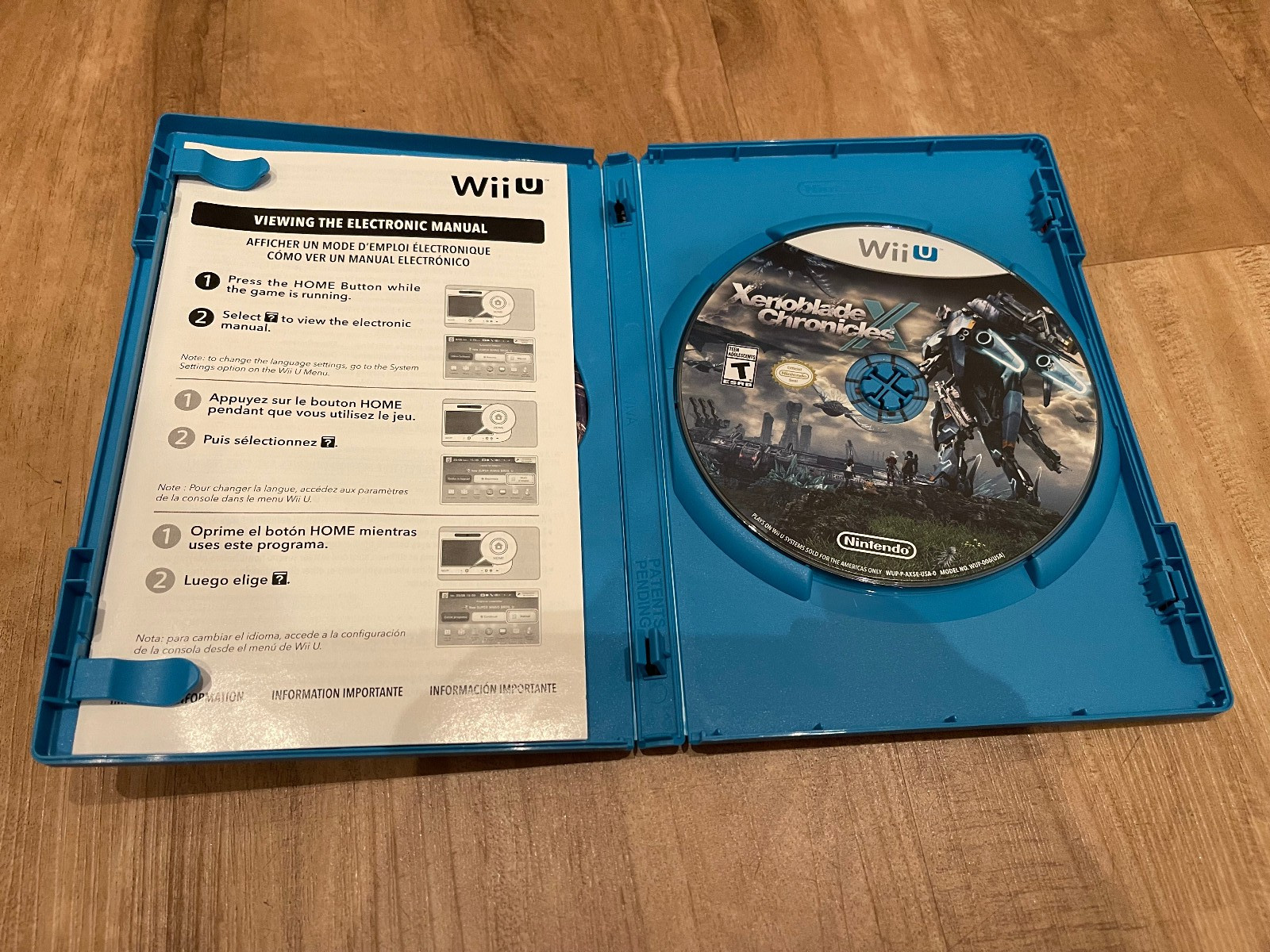 Xenoblade Chronicles X (Nintendo Wii U, 2015) Rare JRPG Monolith Soft CIB