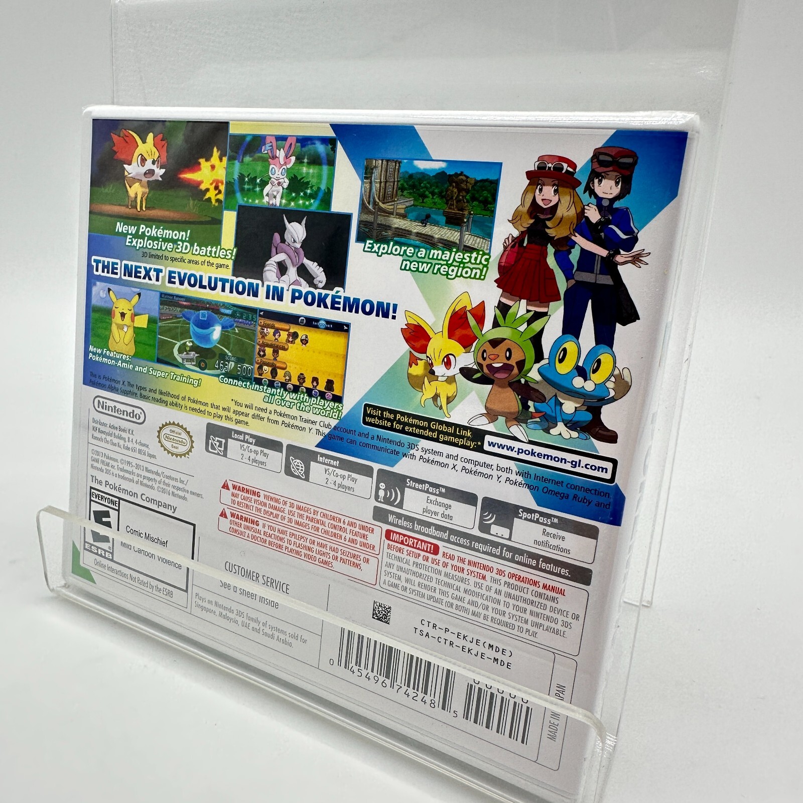 Pokemon X Nintendo 3DS Brand New Factory Sealed