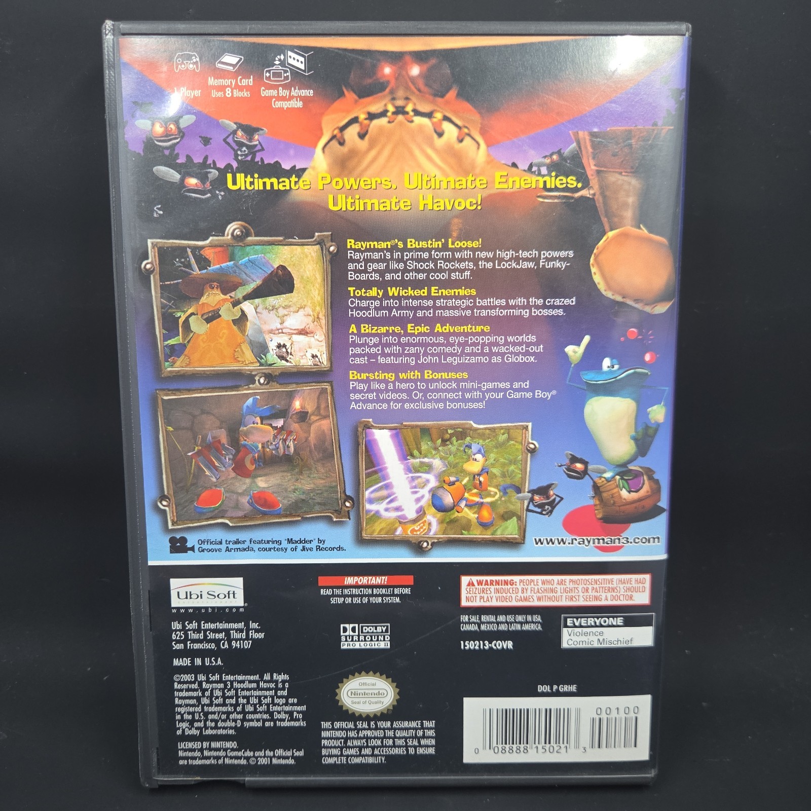 Rayman 3: Hoodlum Havoc (Nintendo GameCube, 2003) – Tested CIB