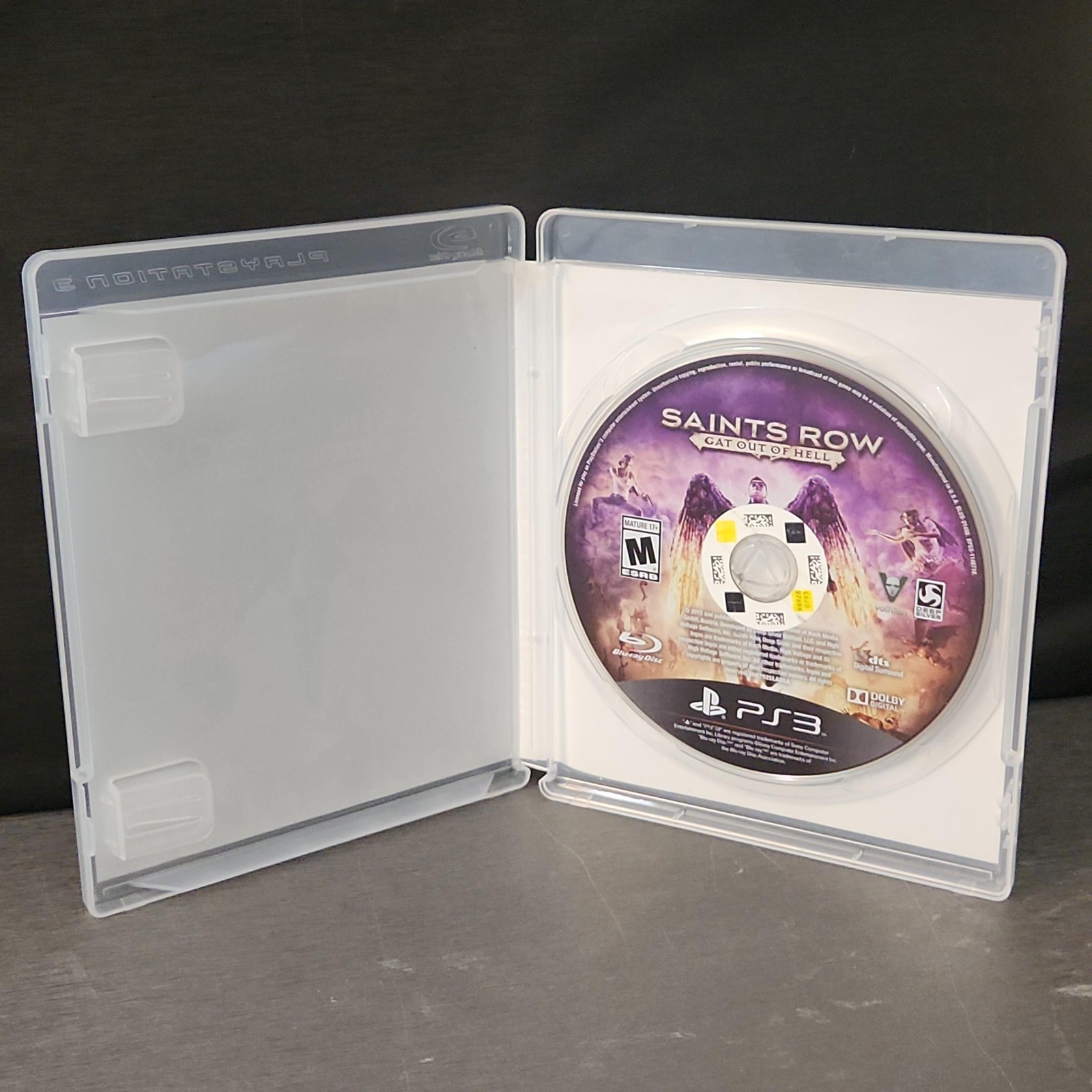 Saints Row Gat Out Of Hell Sony PlayStation 3 PS3 Game First Edition Deep Silver