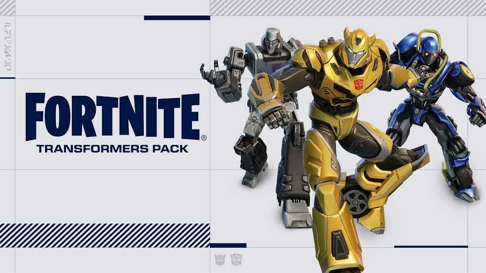 Fortnite Transformers Pack 1,000 V-Bucks 11 Cosmetics PS5 PS4 NTSC USA Code