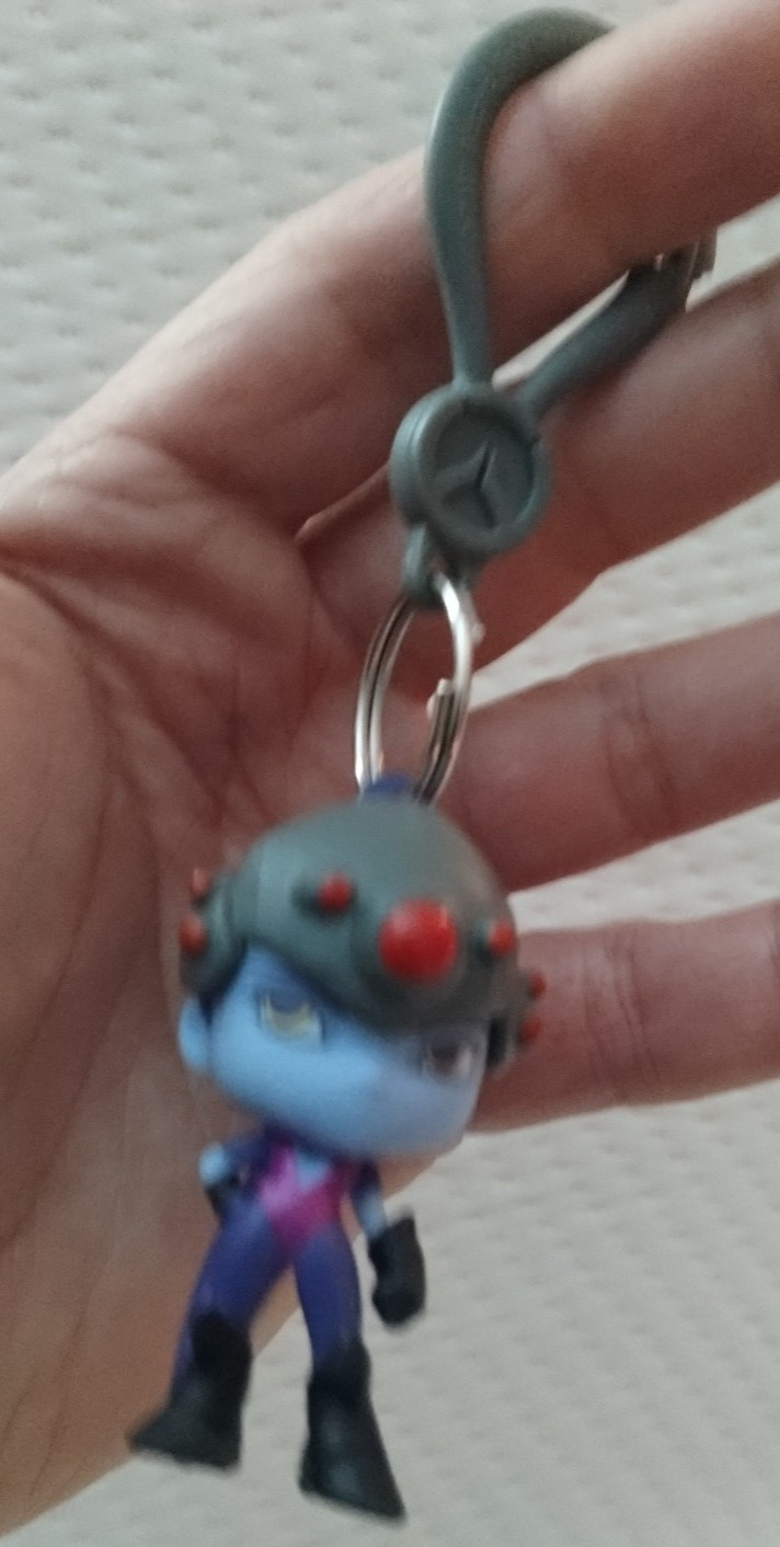 Overwatch Widowmaker mini vinyl figure CHIBI Backpack Hanger Bag Clip Character*