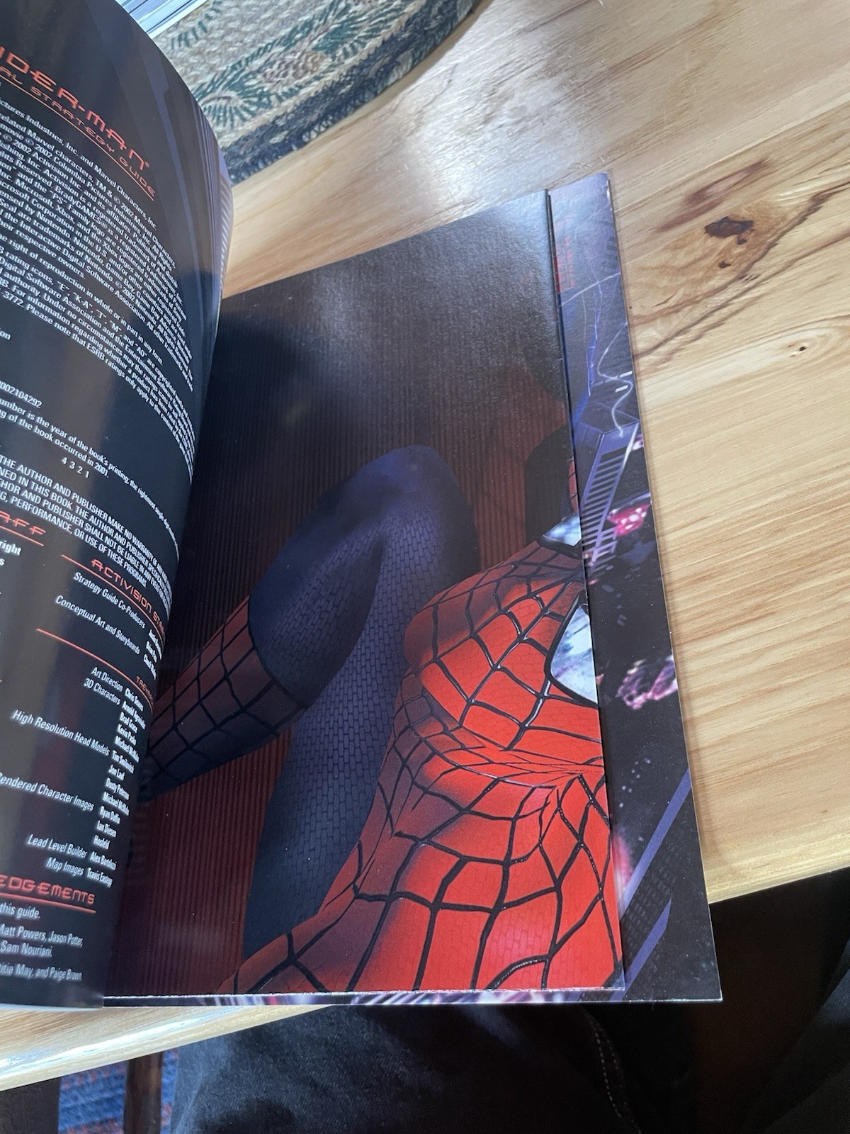 Spider-Man Official Video Game Strategy Guide Marvel 2000