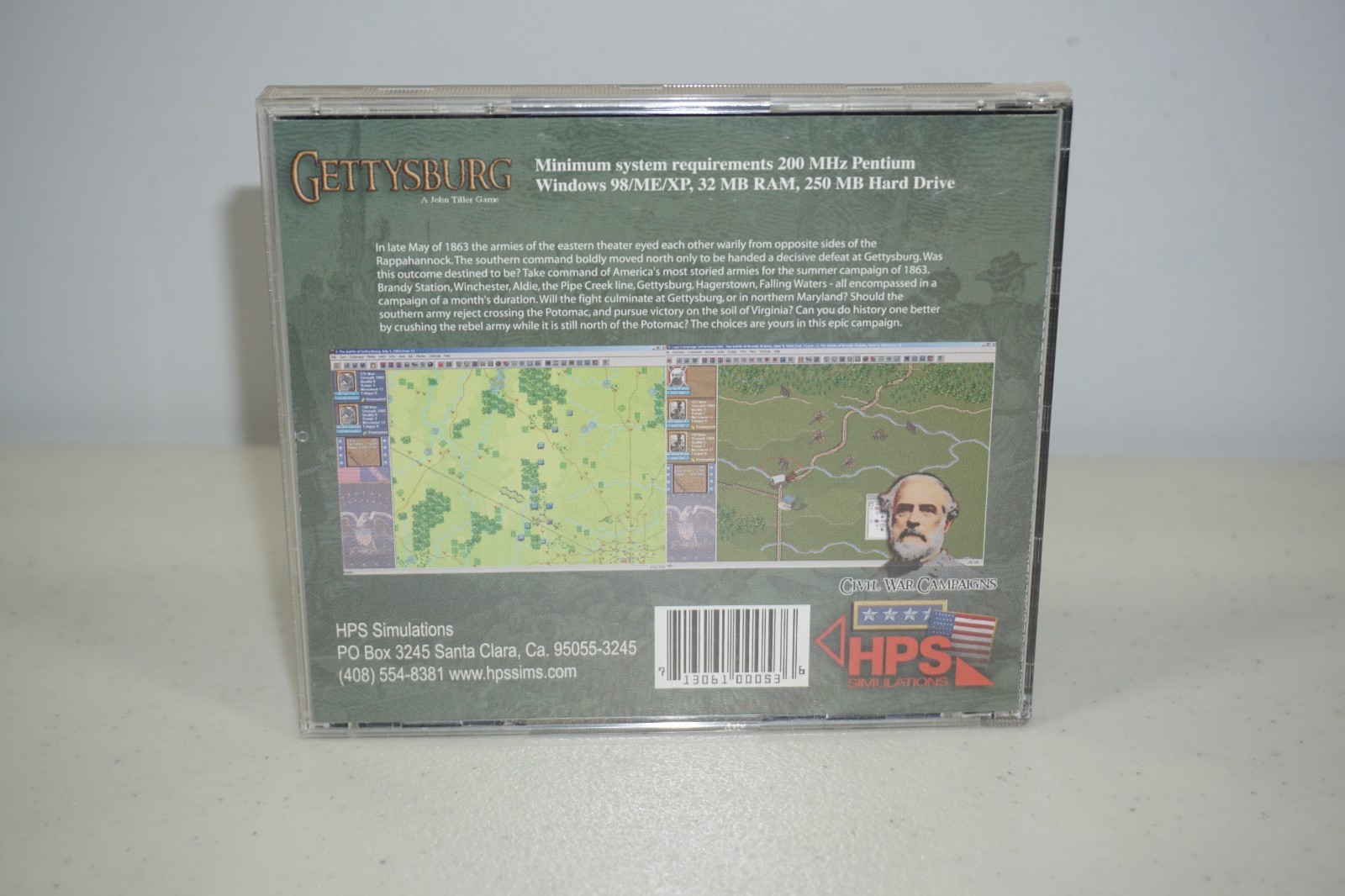Civil War Campaigns Gettysburg XP PC Game 2004 John Tiller Strategy Wargame HPS