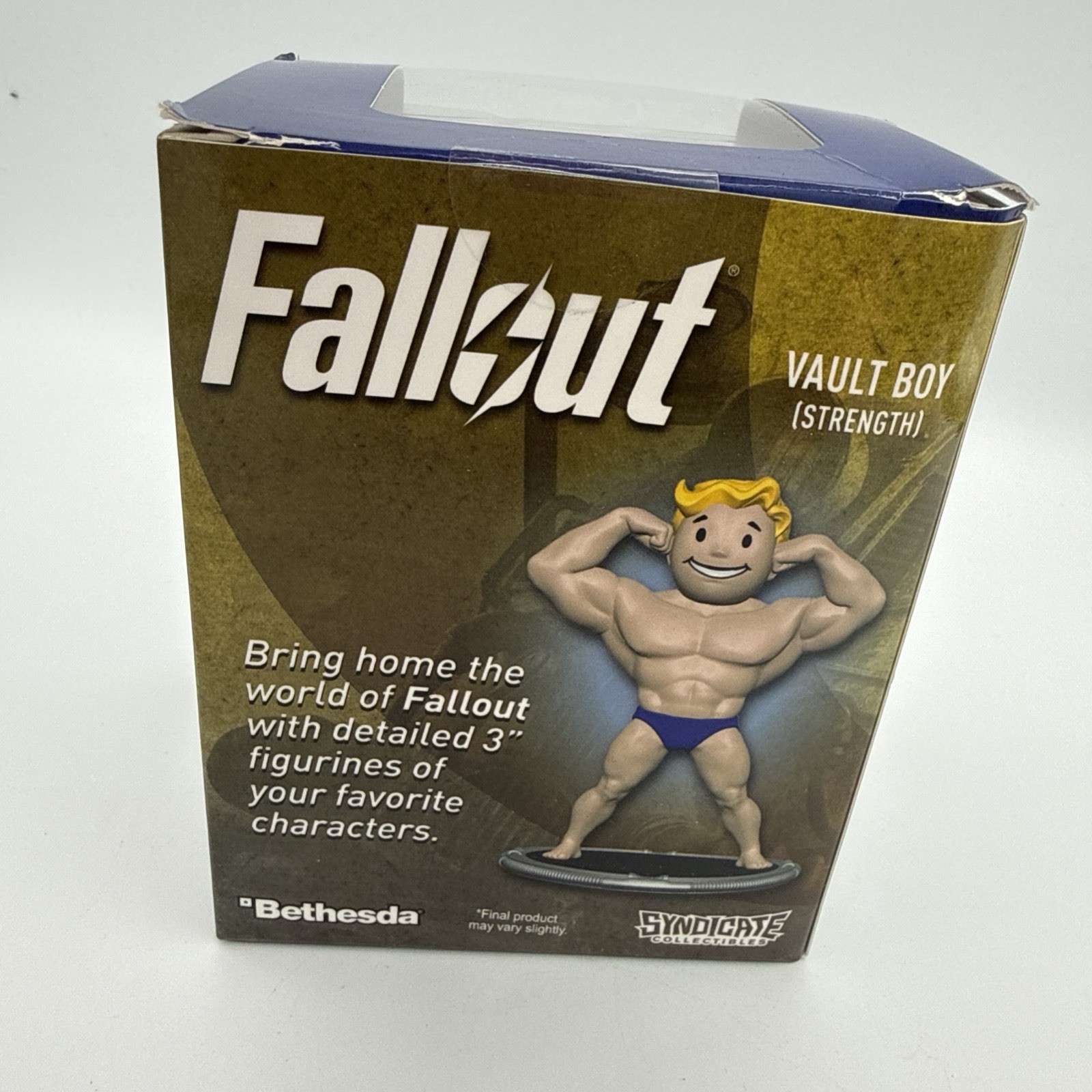 Fallout Vault Boy (Gun) 3″ Mini Figure Syndicate Collectibles Series 1 – NEW NIB