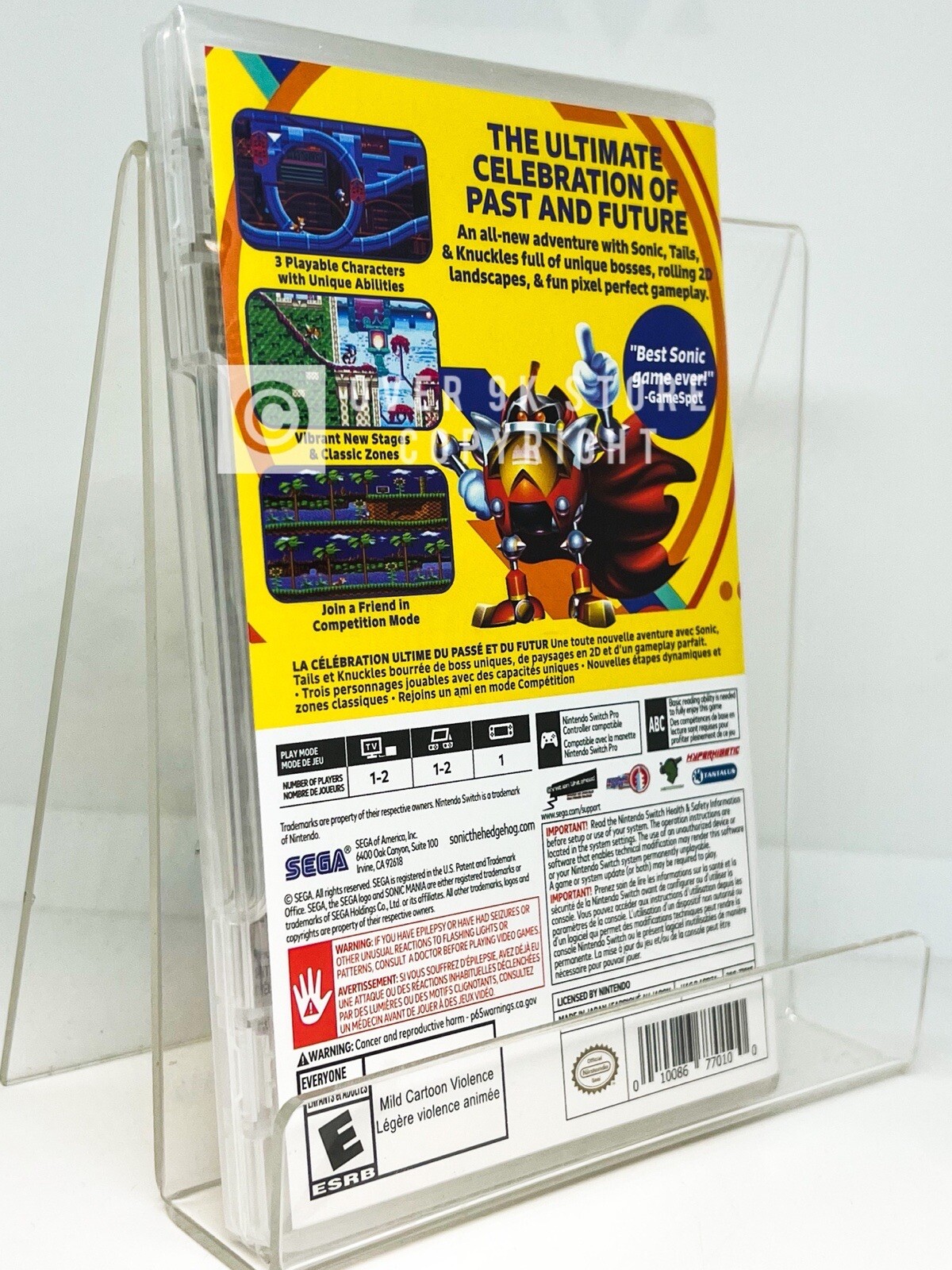 Sonic Mania – Nintendo Switch – Brand New | Factory Sealed