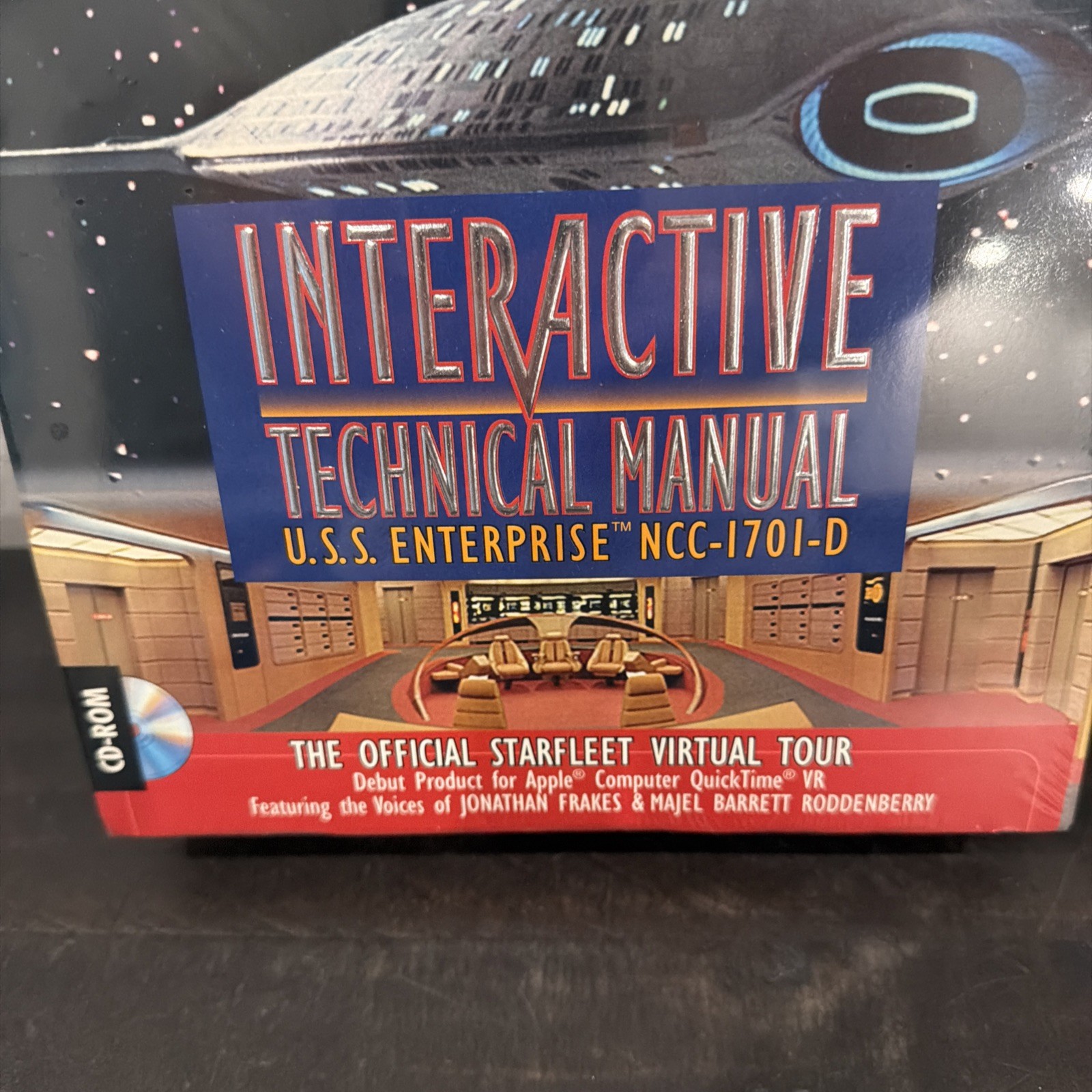 New Sealed Star Trek The Next Generation Interactive Technical Manual CD ROM