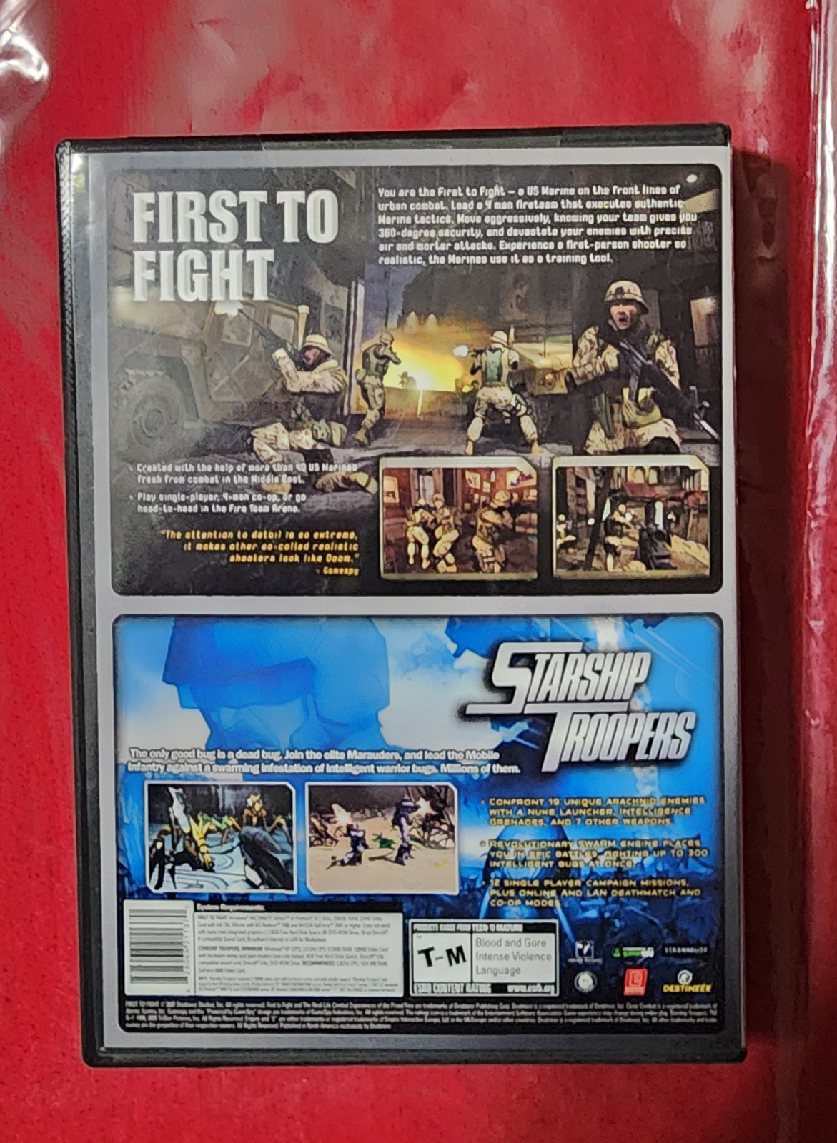 First To Fight – Starship Troopers (2009) NEW/Unused Removed Torn Shrink Wrap