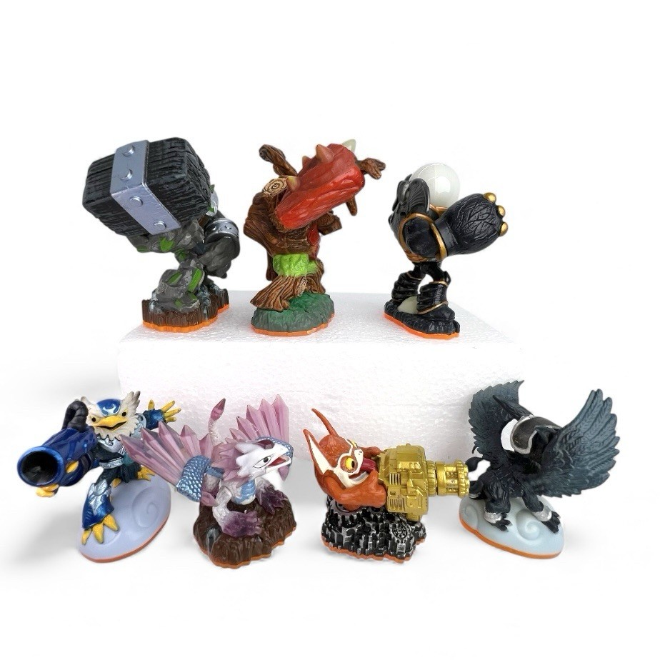 Skylanders Giants Bundle Lot 7 Tree Rex Crusher Eye Brawl Sonic Boom Tested