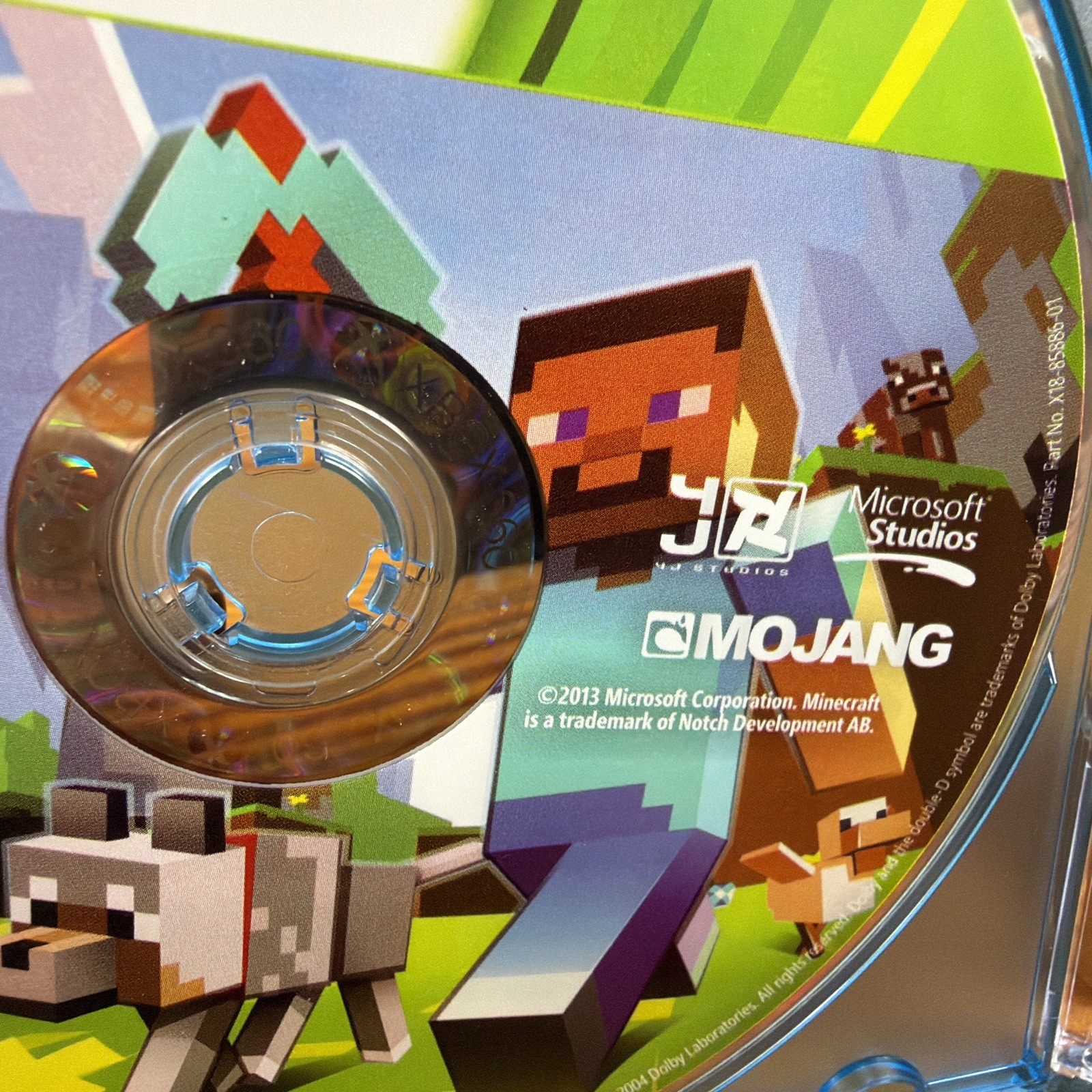 Xbox 360 Minecraft Game Disc ONLY Mojang Tested Clean!!