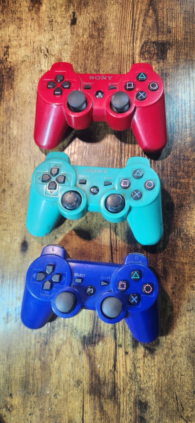 Three Playstation 3 Controler PARTS 2 1st Party 1 3rd Party