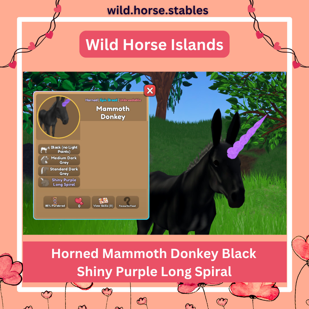 Wild Horse Islands – Horned High Tier Horses (Regular Horns)