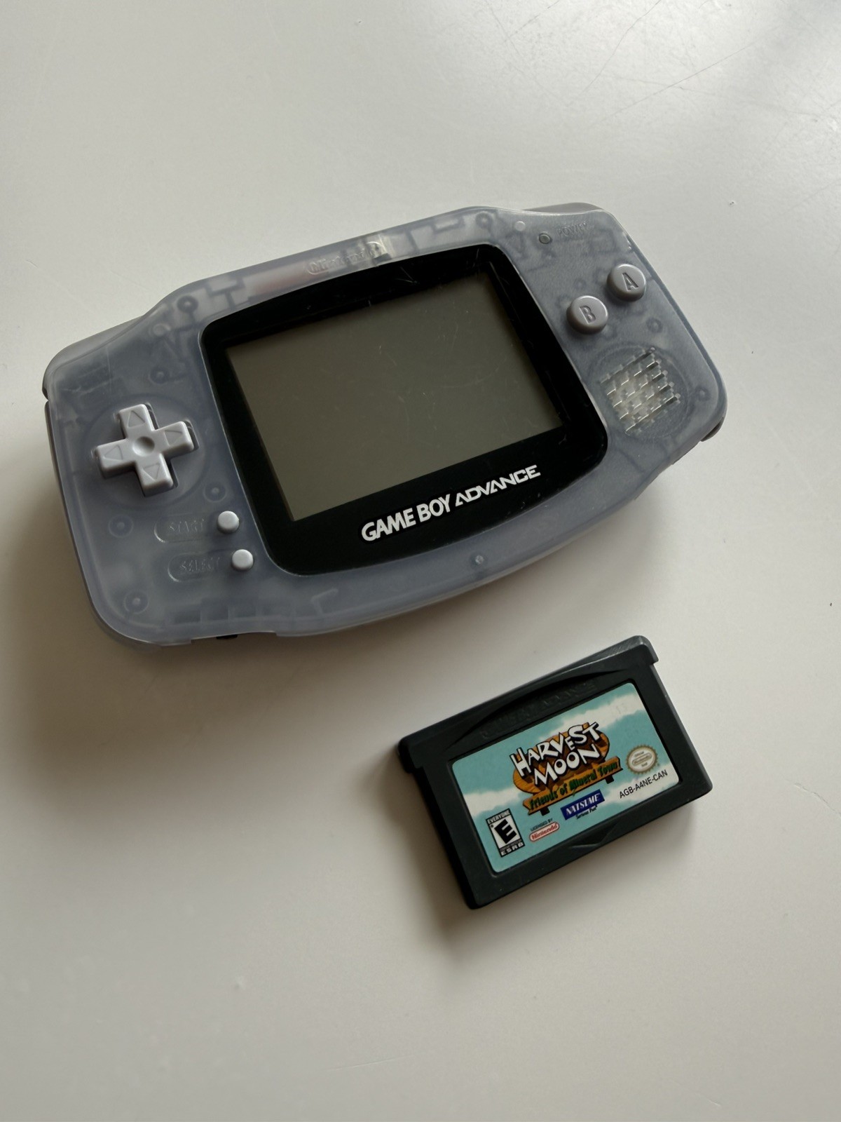 Nintendo Gameboy Advance Glacier with Harvest Moon