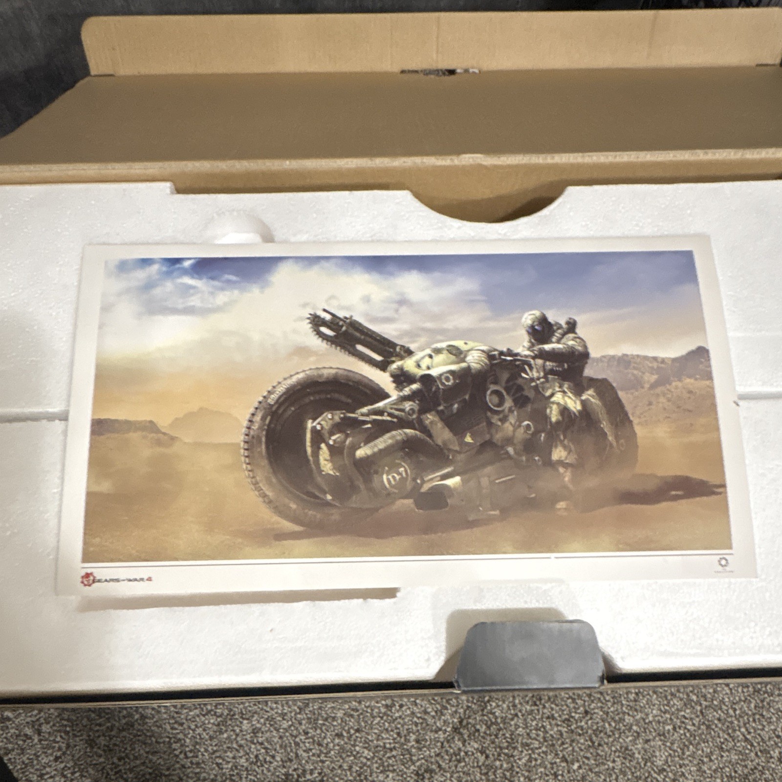 Triforce Gears of War 4 JD Fenix on Bike Statue Collector’s Edition 2016