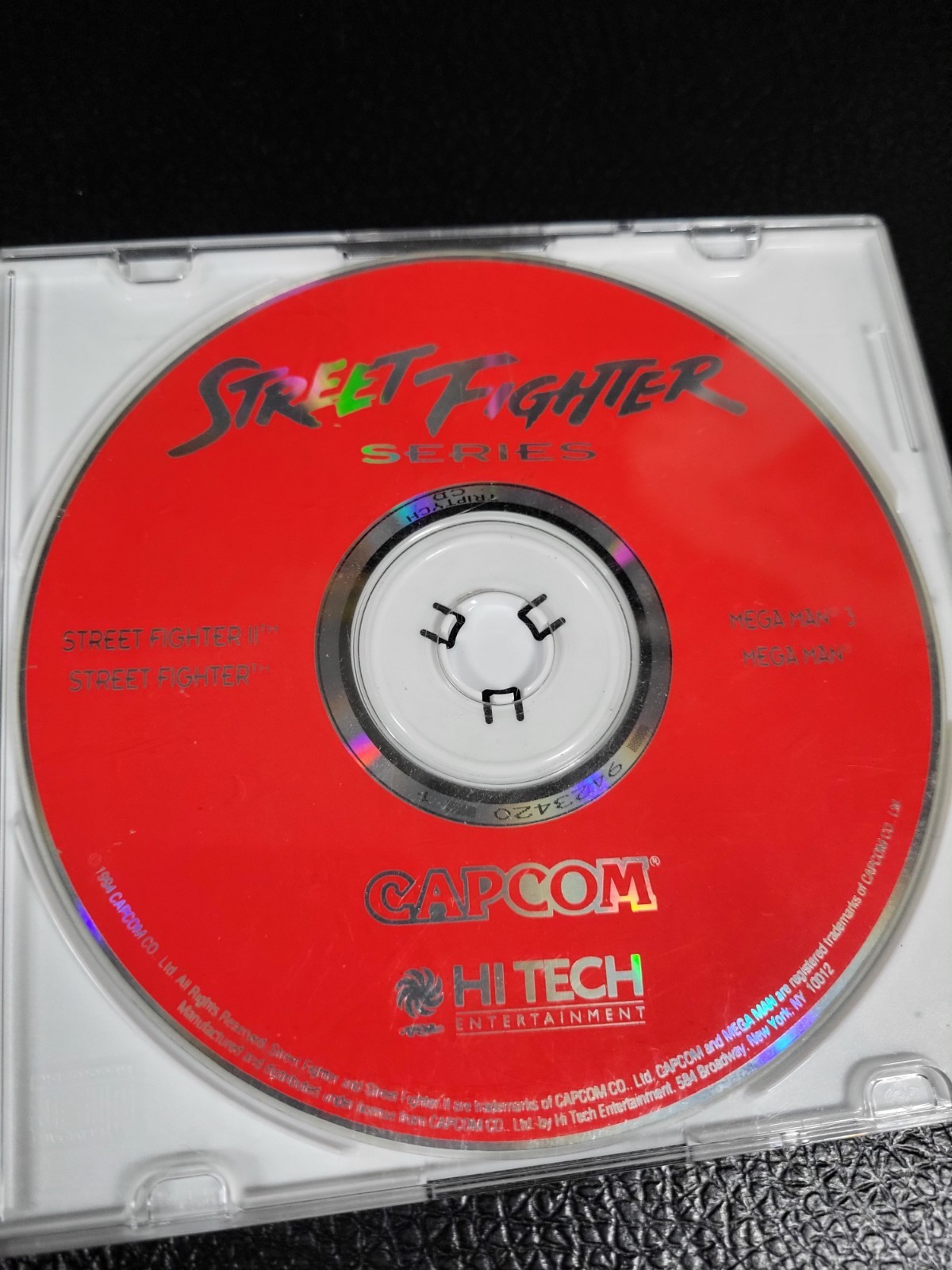 Street Fighter Series PC CD ROM Capcom Disc Only – W/ Megaman 1 & 3