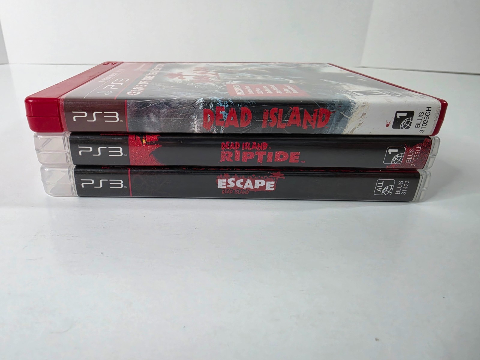 Dead Island Trilogy PS3 Bundle – GOTY, Riptide SE, Escape – CIB – Mint Discs