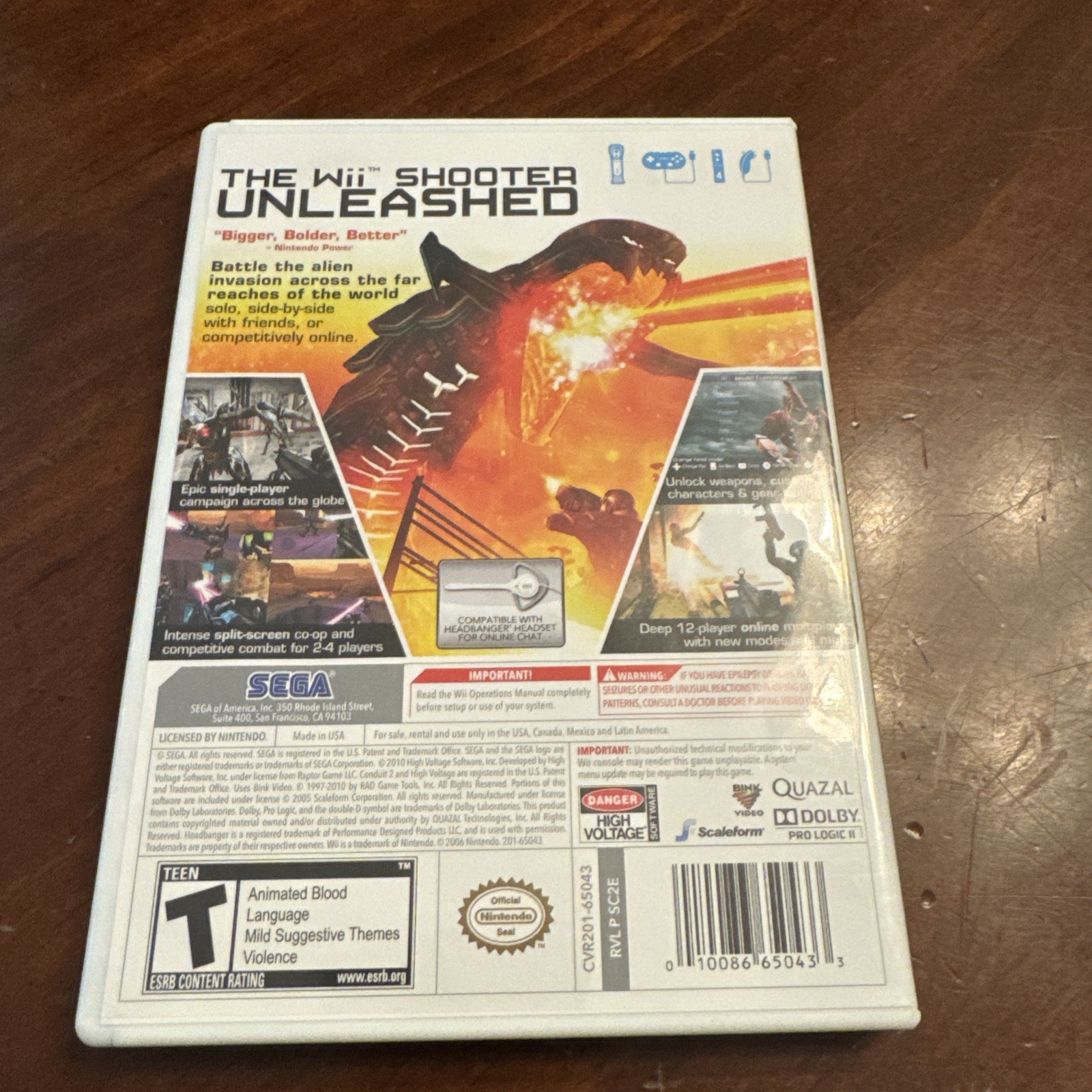 Conduit 2 (Nintendo Wii, 2011)