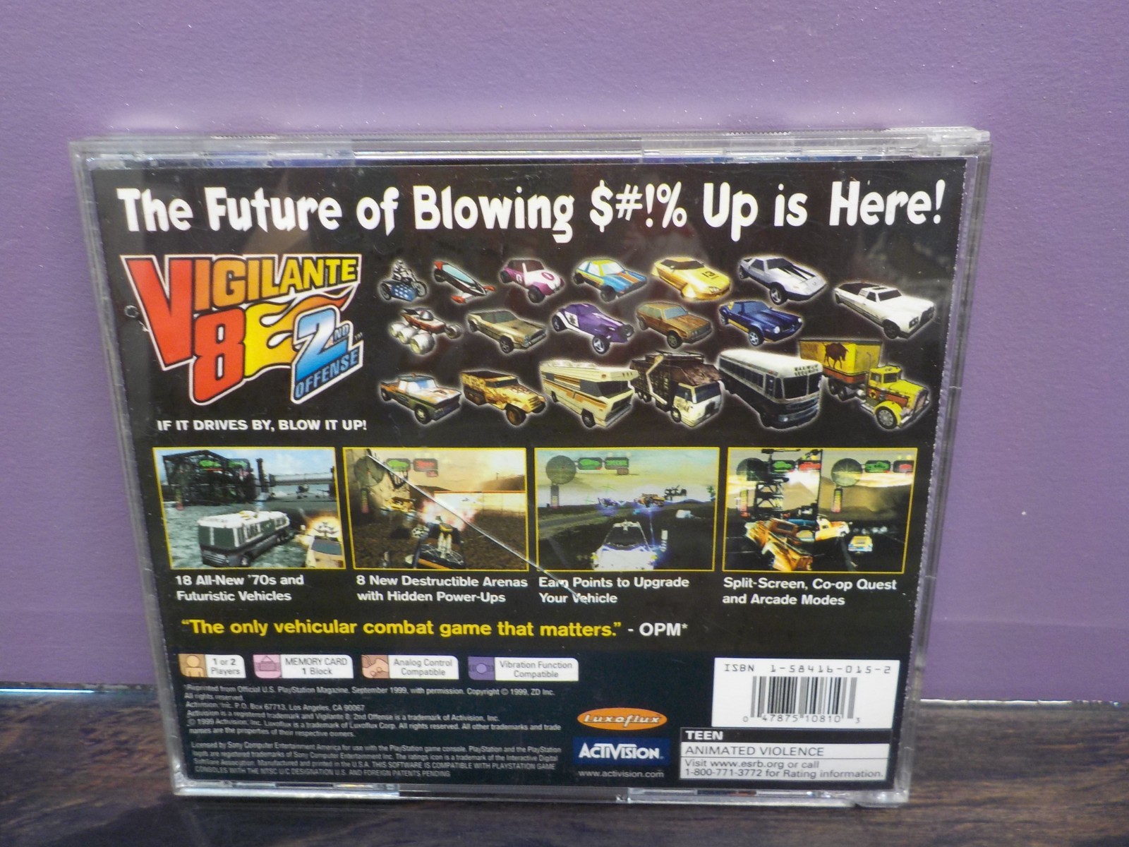 Vigilante 8 – Sony Playstation Tested Authentic