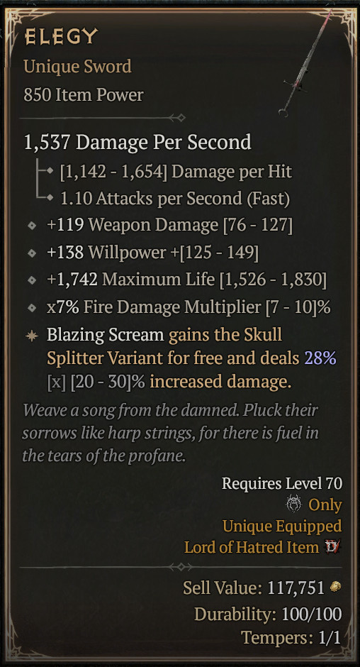 Diablo 4🔥WARLOCK ALL UNIQUE ITEMS🔥 Season 13 Lord of Hatred🔥PS5 / Xbox / PC