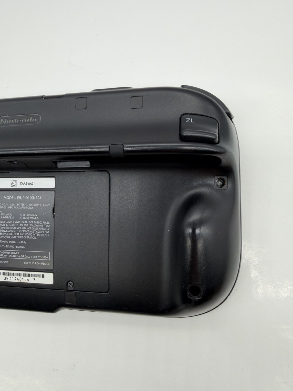 Nintendo Wii U Gamepad Controller Only WUP-010(USA) Black Free shipping~Tested