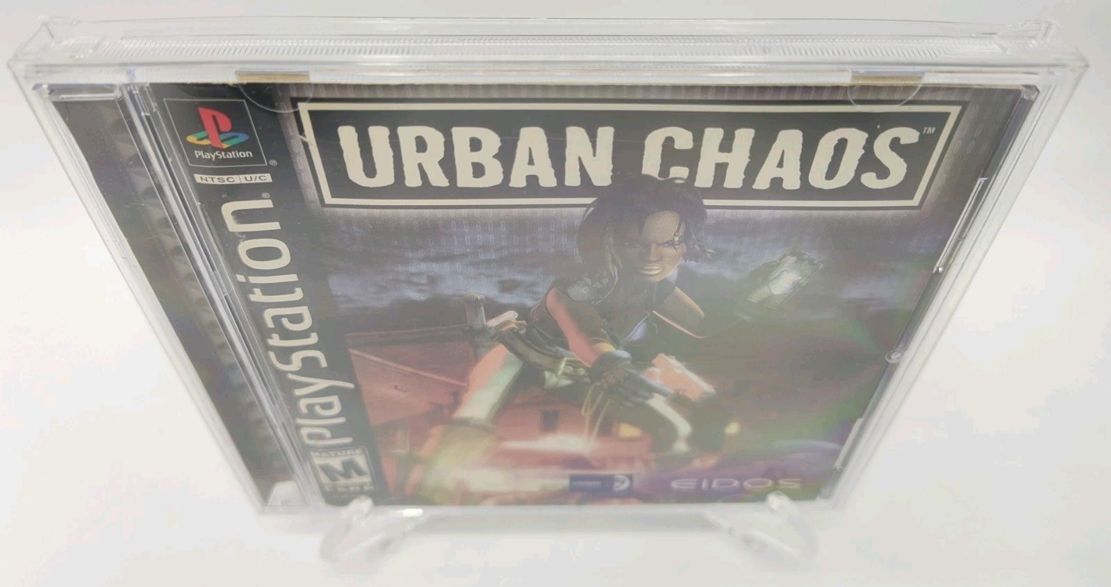 Urban Chaos – (PS1, 1999) *CIB w/ Reg Card + Case Protector* VGC* Tested!
