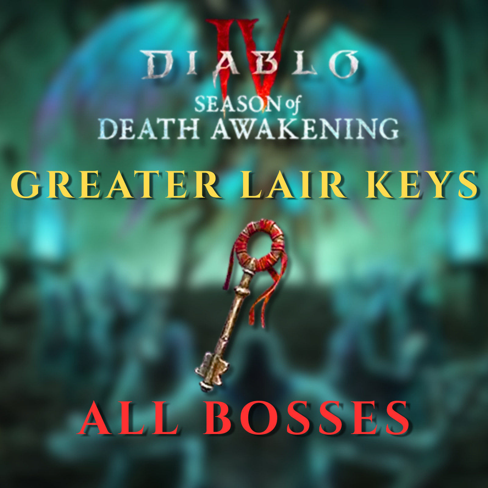 🔥DIABLO 4 SEASON 14 GREATER LAIR KEYS🔥 LORD OF HATRED🔥 NO BANS 🔥 S14