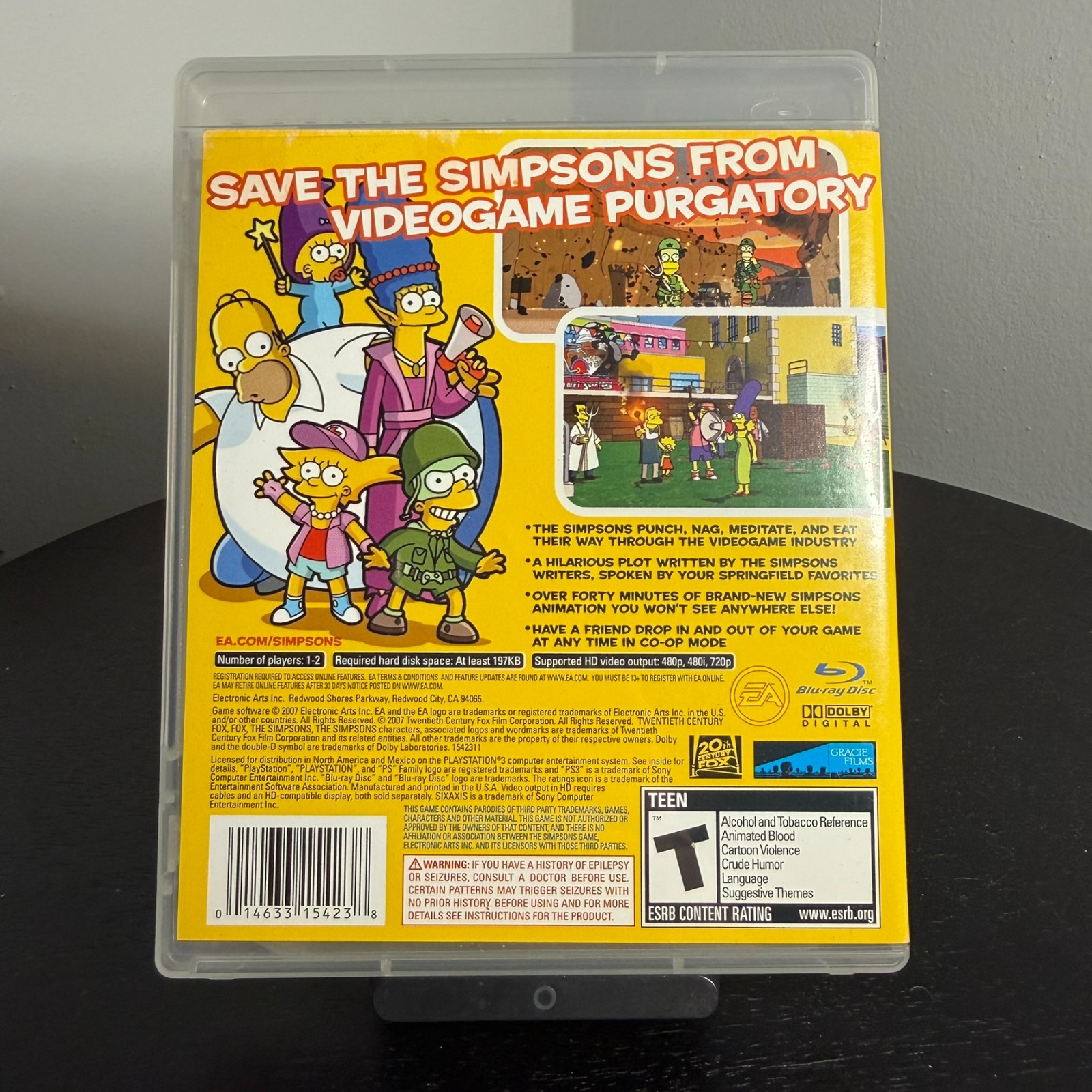 The Simpsons Game (Sony PlayStation 3 PS3 CIB