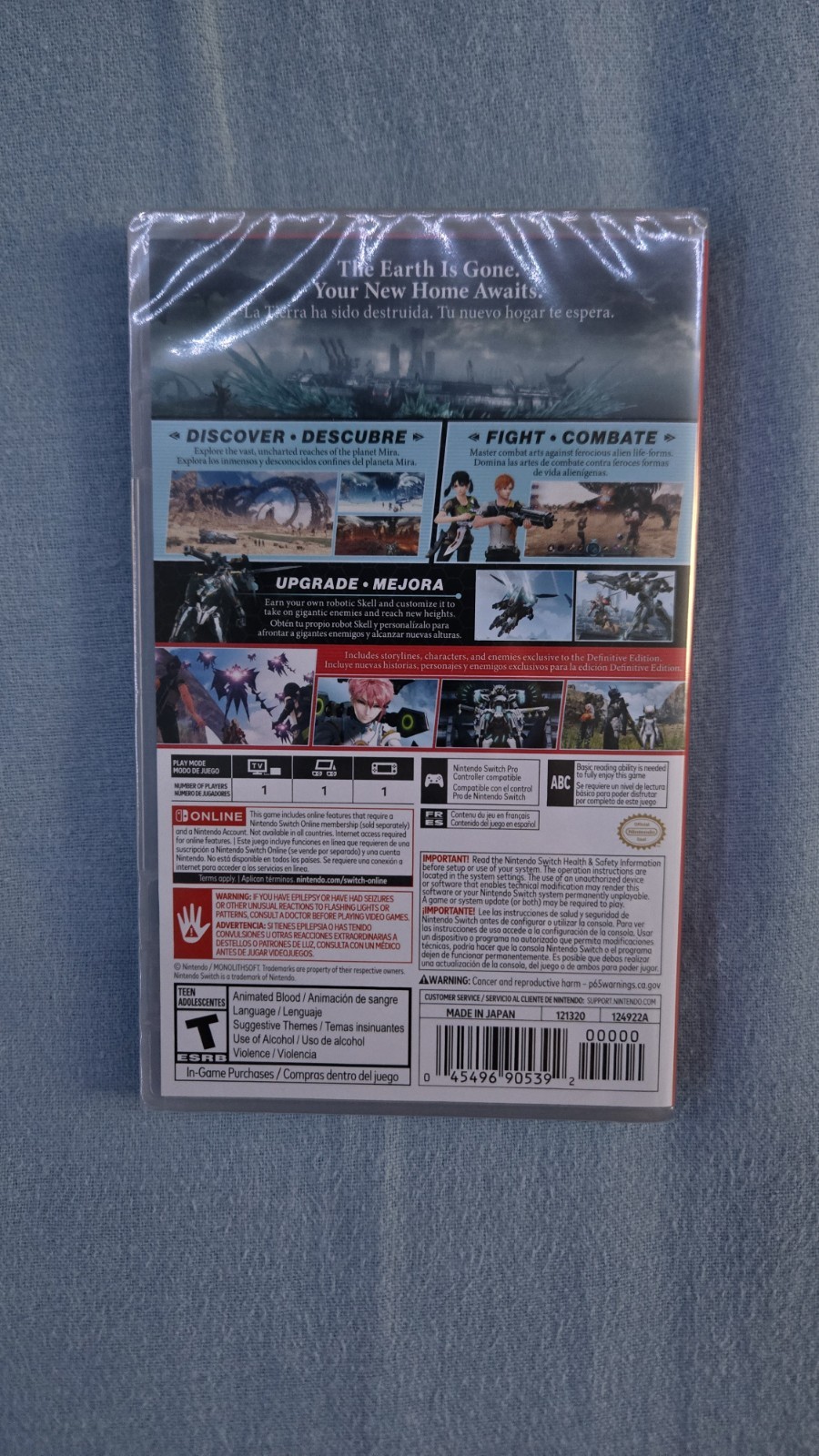 Xenoblade Chronicles X: Definitive Edition (Nintendo Switch) + Metal Poster