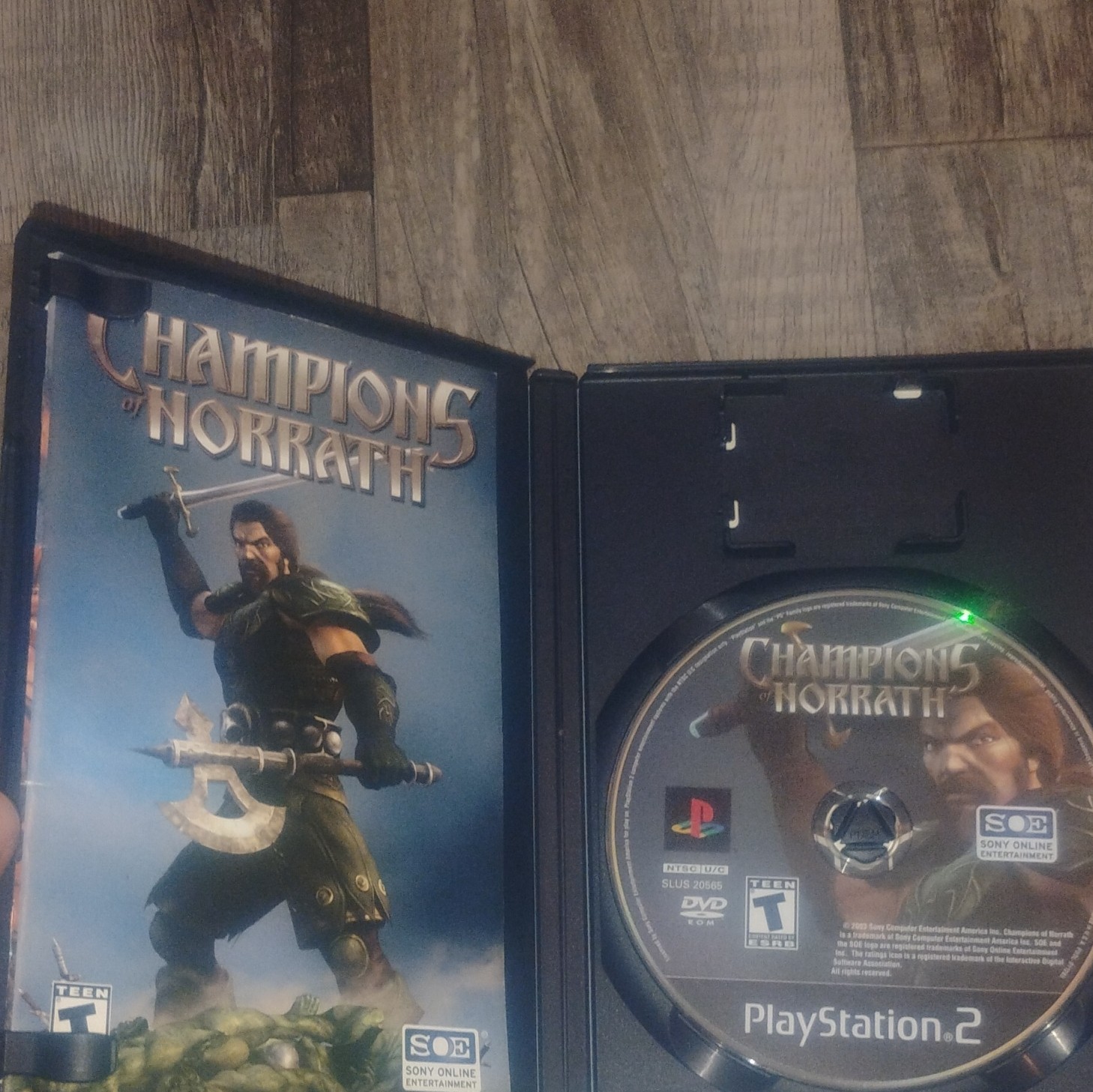 Sony Online Entertainment Champions of Norrath PS2 RPG Multiplayer Online 2003
