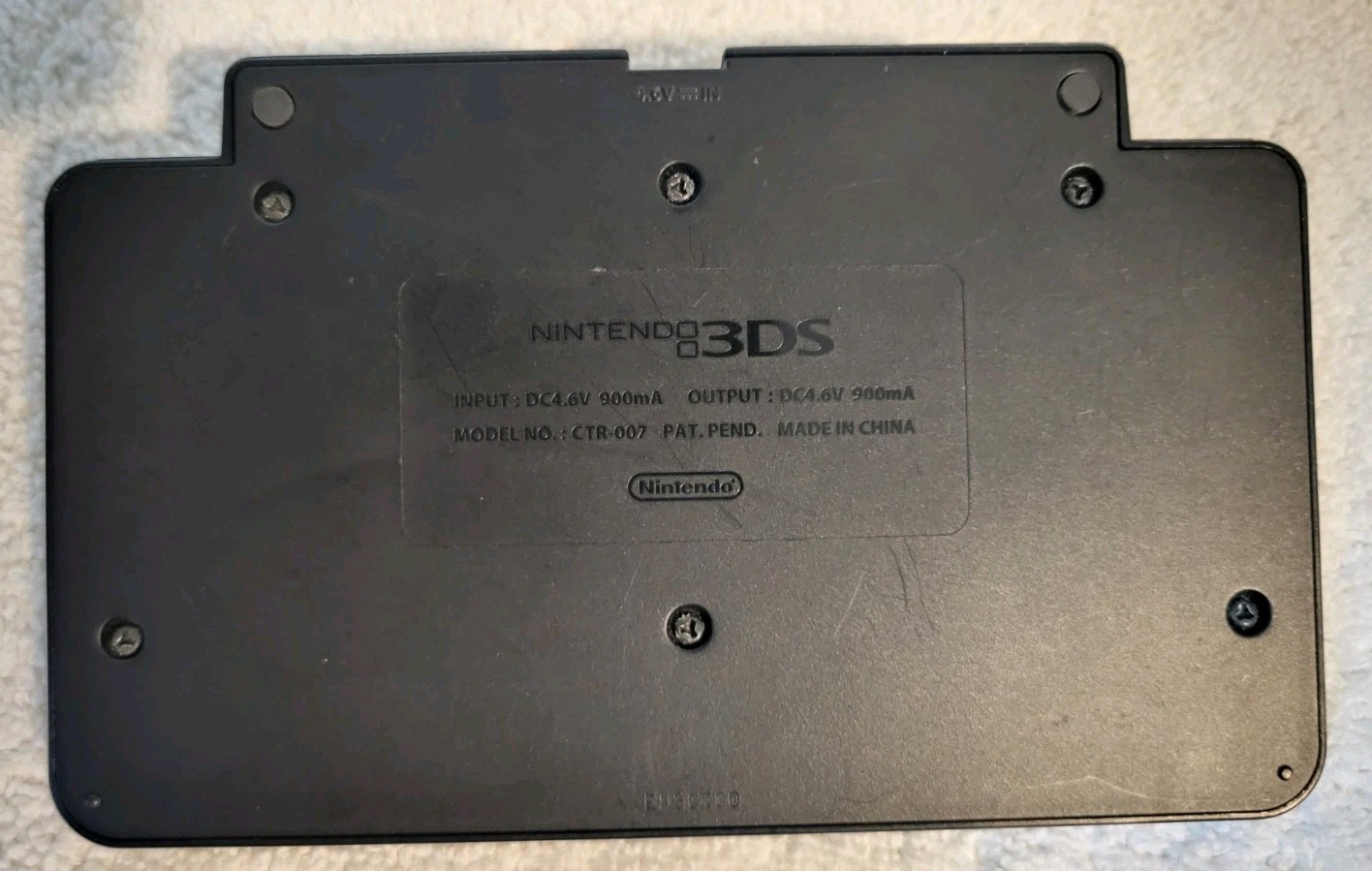 OEM Nintendo 3DS Charging Cradle Dock CTR-007 w/ Charger Cable