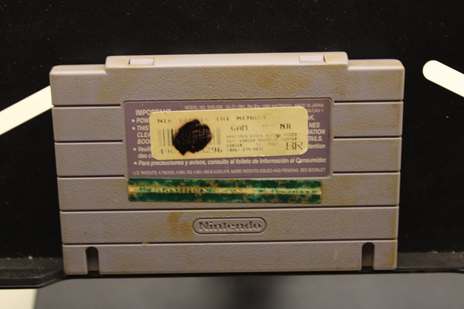 Dennis The Menace Super Nintendo SNES Game Cart Only Tested Working