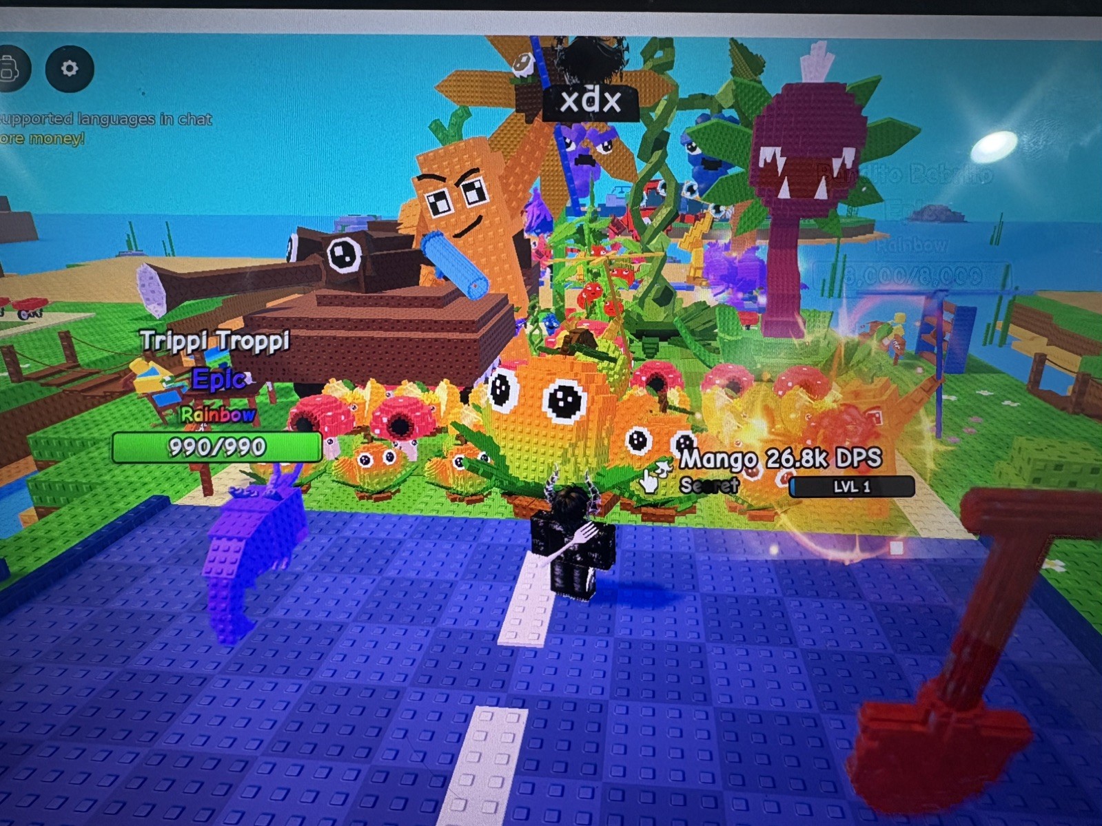 Steal A Brainrot and plants vs brainrotsSelling On Roblox BARGON and dm