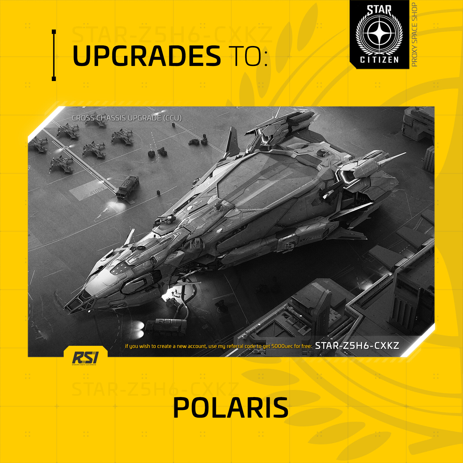 Star Citizen – RSI POLARIS – UPGRADE – (CCU)