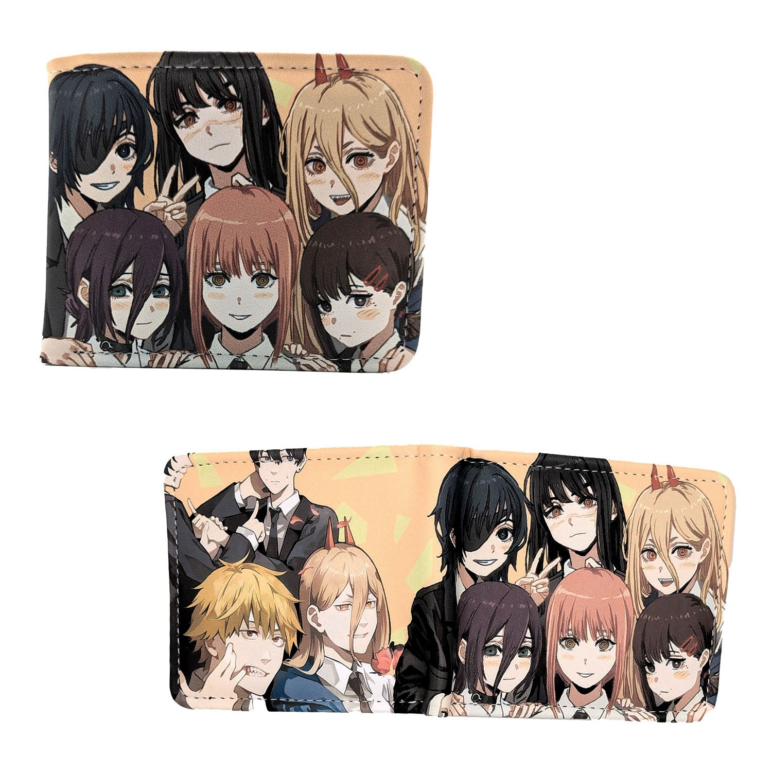 Chainsaw Man Bi-Fold Wallet – DEVIL HUNTER FEMALE CHARACTERS New (Billfold)