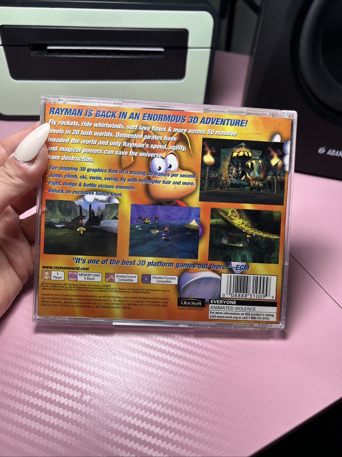 Rayman 2 The Great Escape (PlayStation 1 PS1) CIB Complete w/ Reg. Card – TESTED