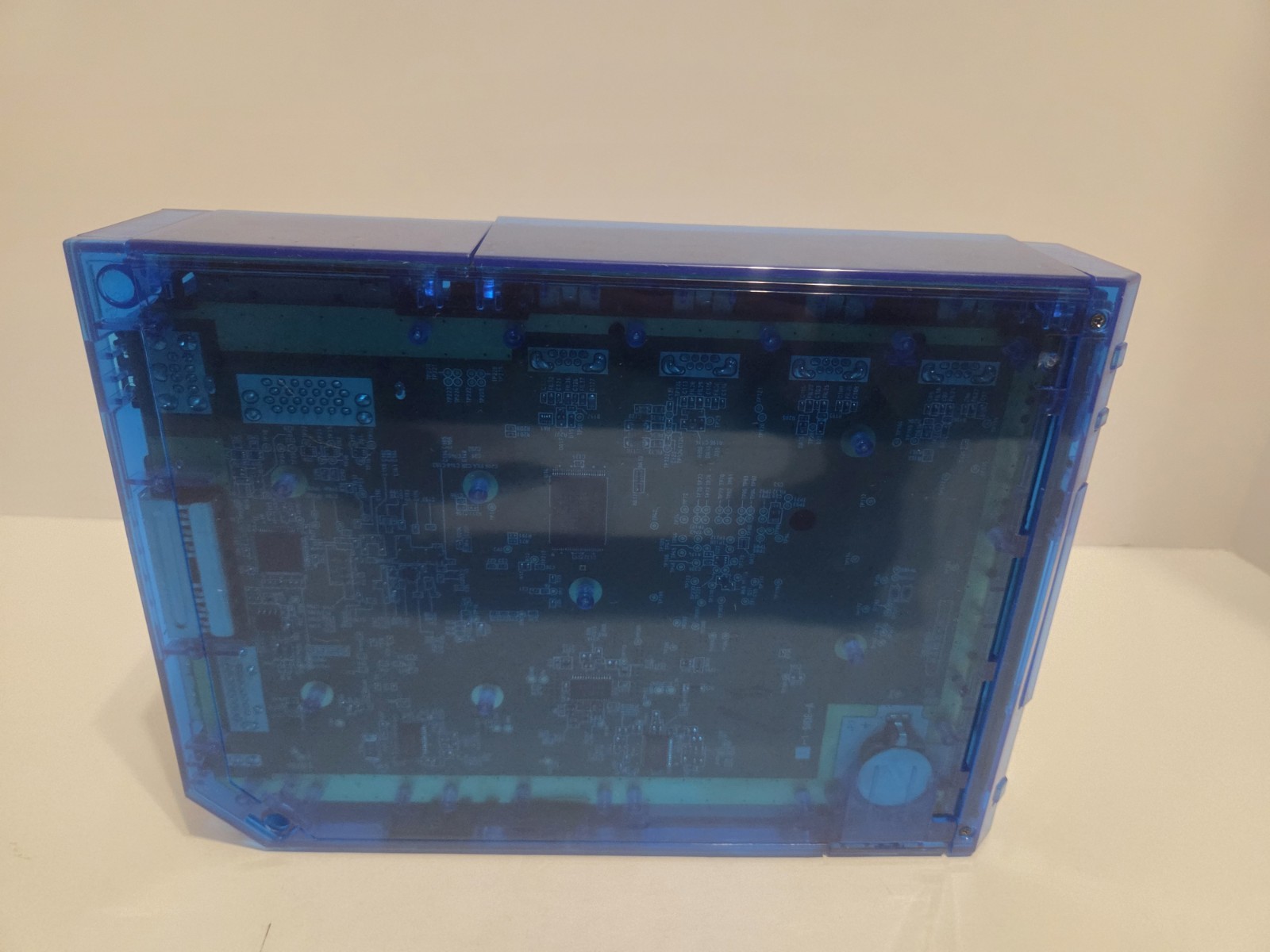 Nintendo Wii Blue Transparent Shell Home Console with Internet Browsing, USB