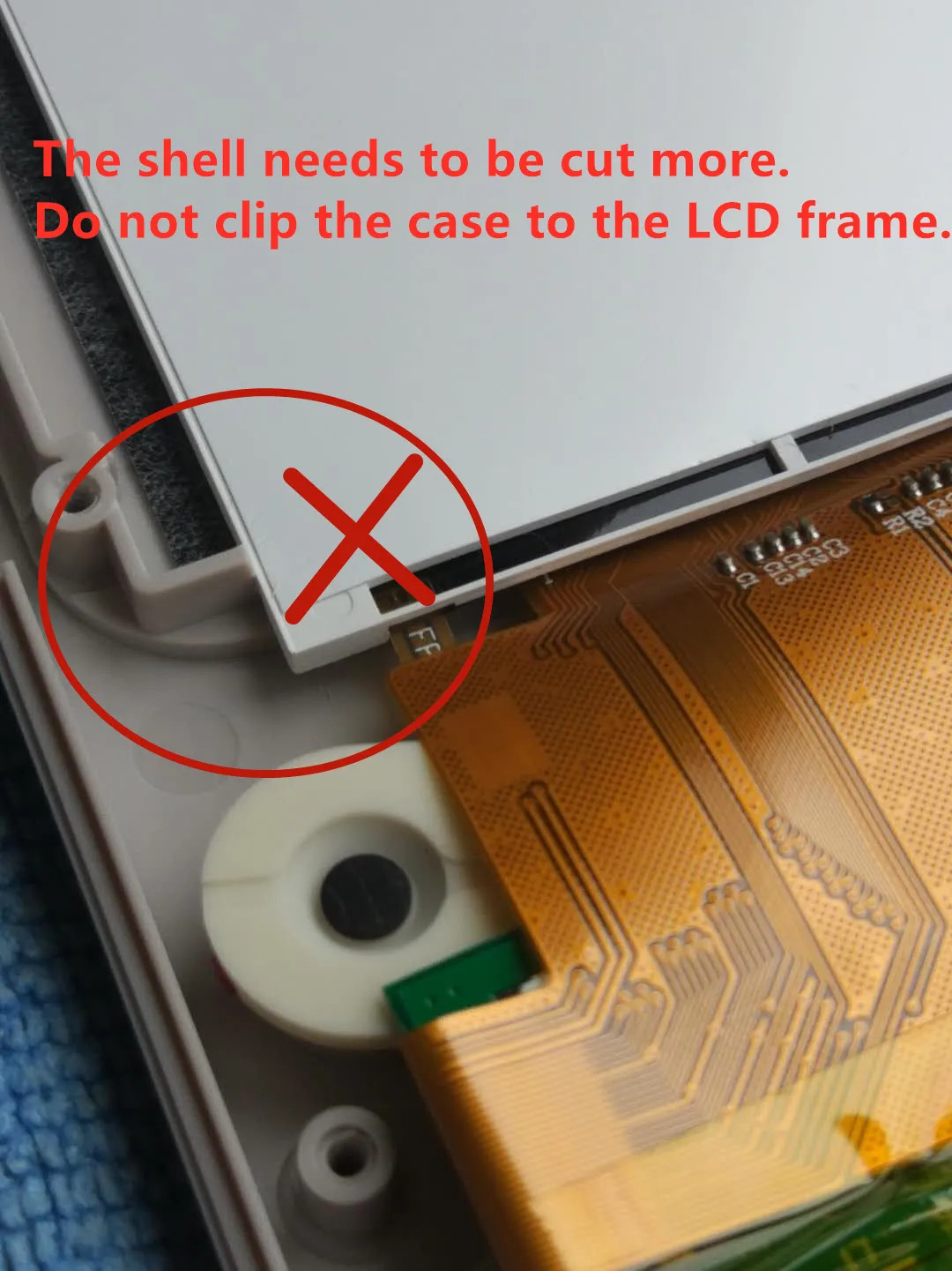 2.6” IPS High Brightness LCD Screen For Nintendo Gameboy LIGHT GBL /GBP Console