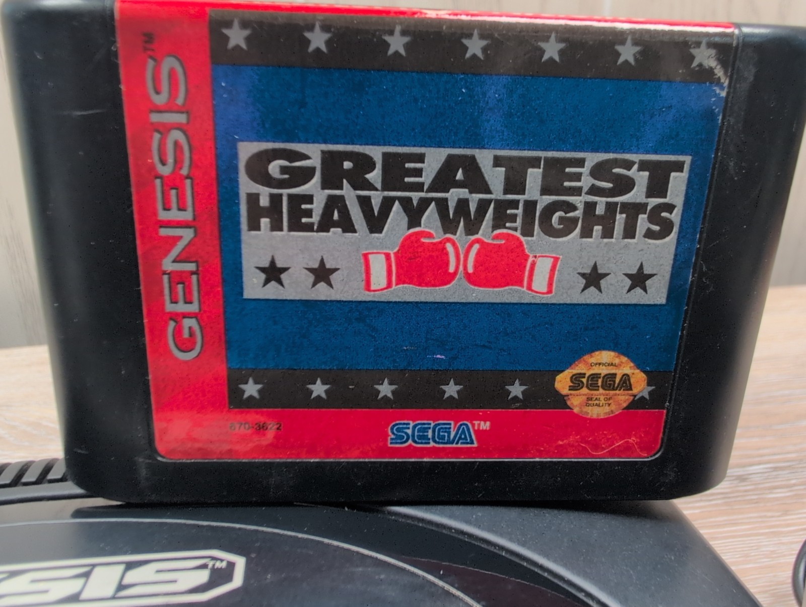 Sega Genesis Console MK-1631 Bundle 1 Controller Power/AV Cord And 3 Games Works