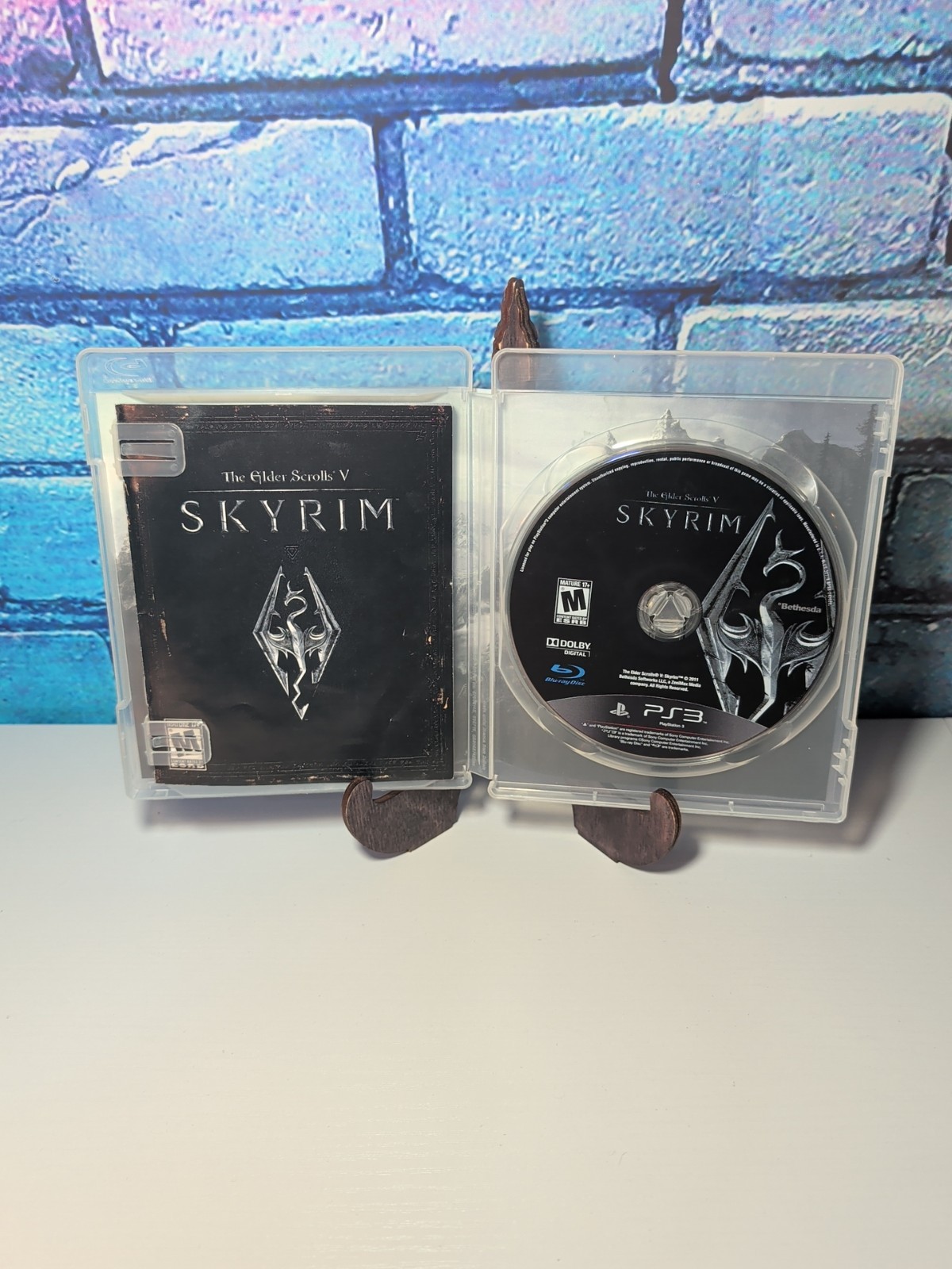 Skyrim (Sony Playstation 3 PS3, 2011) Game, Case, and Instruction Manual