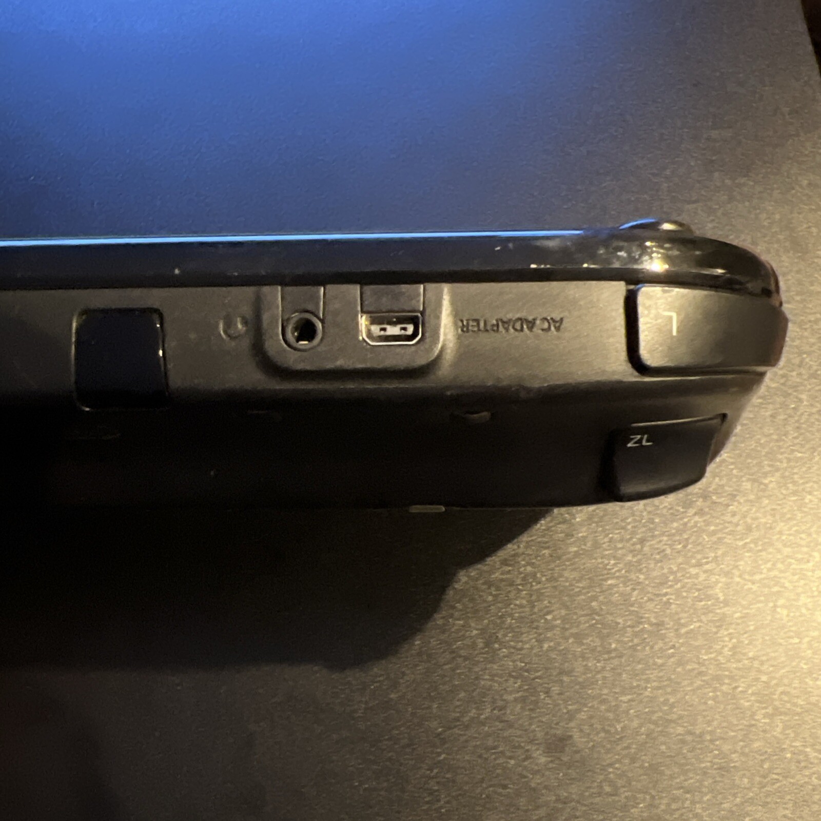 Nintendo Wii U Black Gamepad – Cracked Screen WUP-010 USA – For Parts Repair