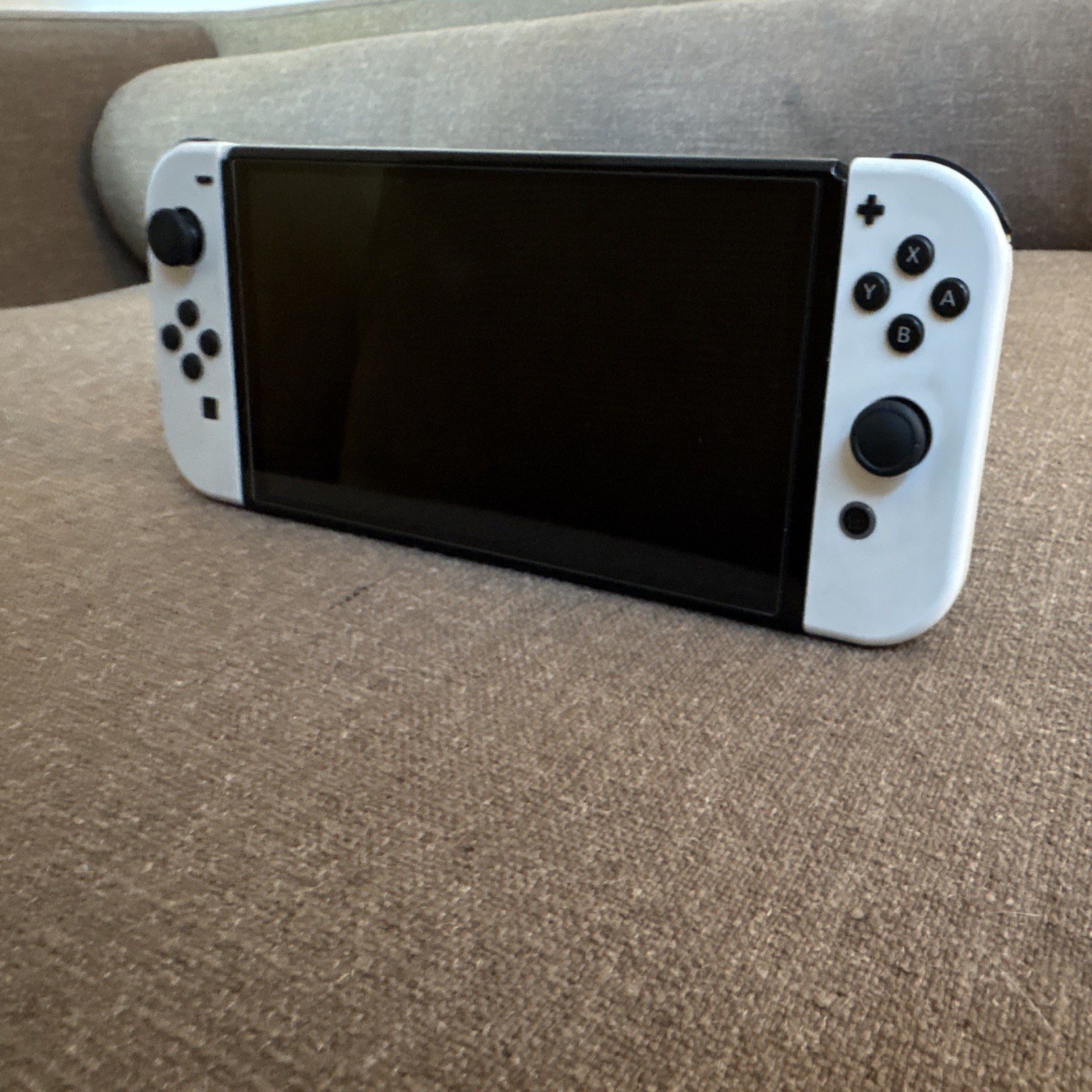 Nintendo Switch OLED Model Handheld System Console White Joy-Con USB-C With Case