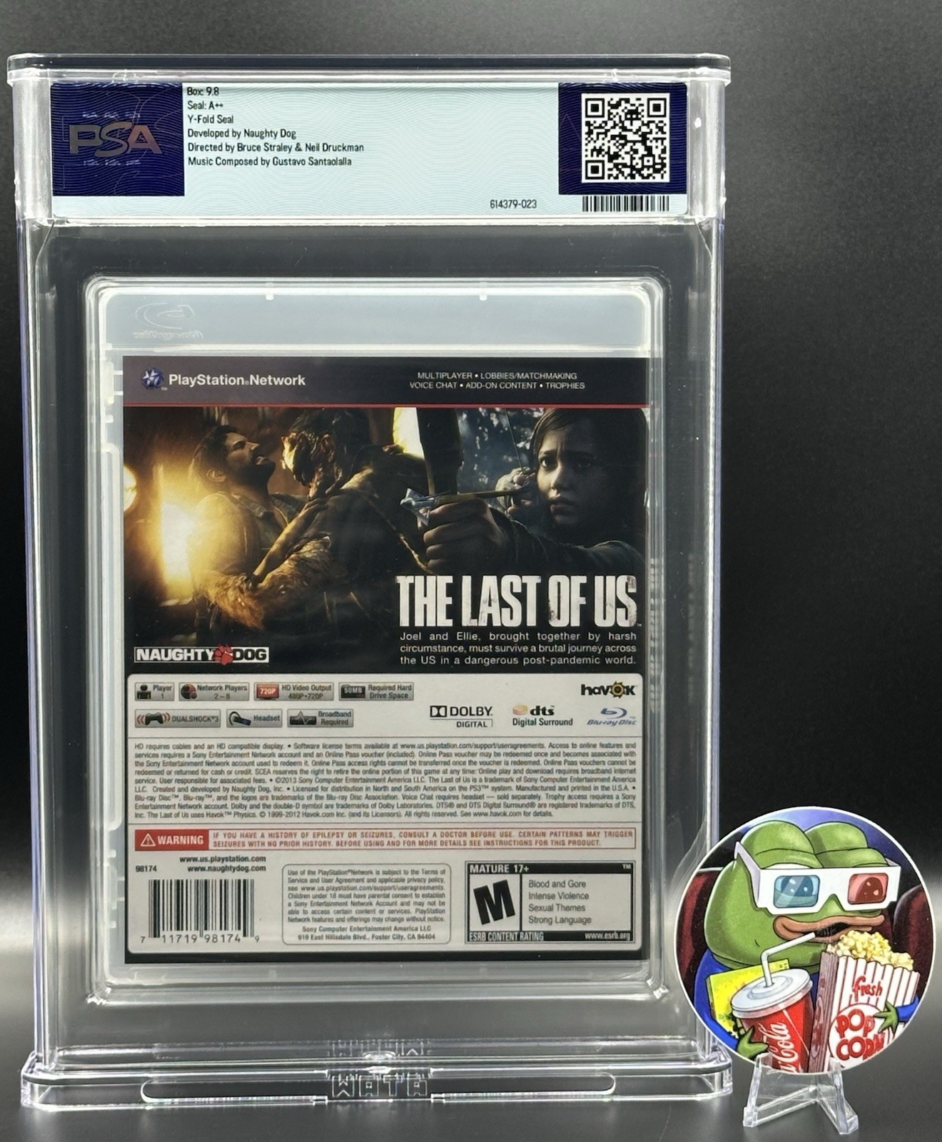 The Last of Us • PSA 9.8 A++ • 1st Print • PlayStation 3