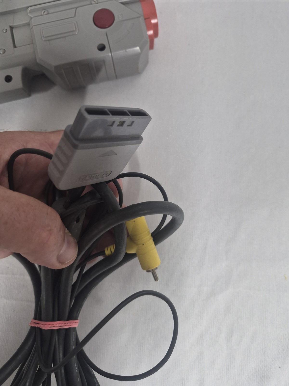 Namco NPC-103 PS1 PlayStation 1 Light Gun Wired Controller Gray/Red/Black