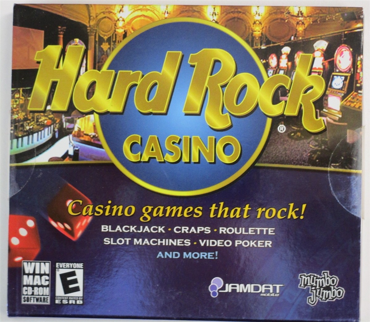 Video Game PC Hard Rock Casino Blackjack Craps Roulette Slots Poker NEW Jewel