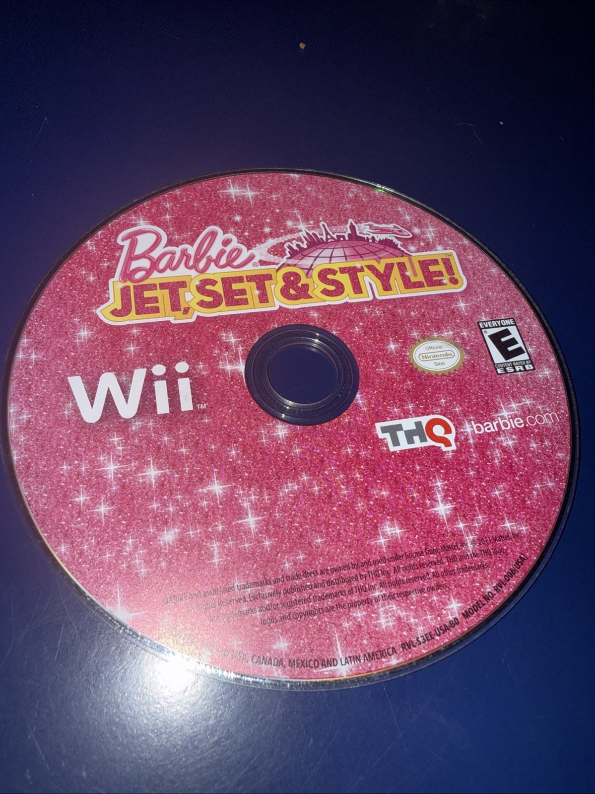 Barbie: Jet, Set & Style (Nintendo Wii, 2011) Working Game Only